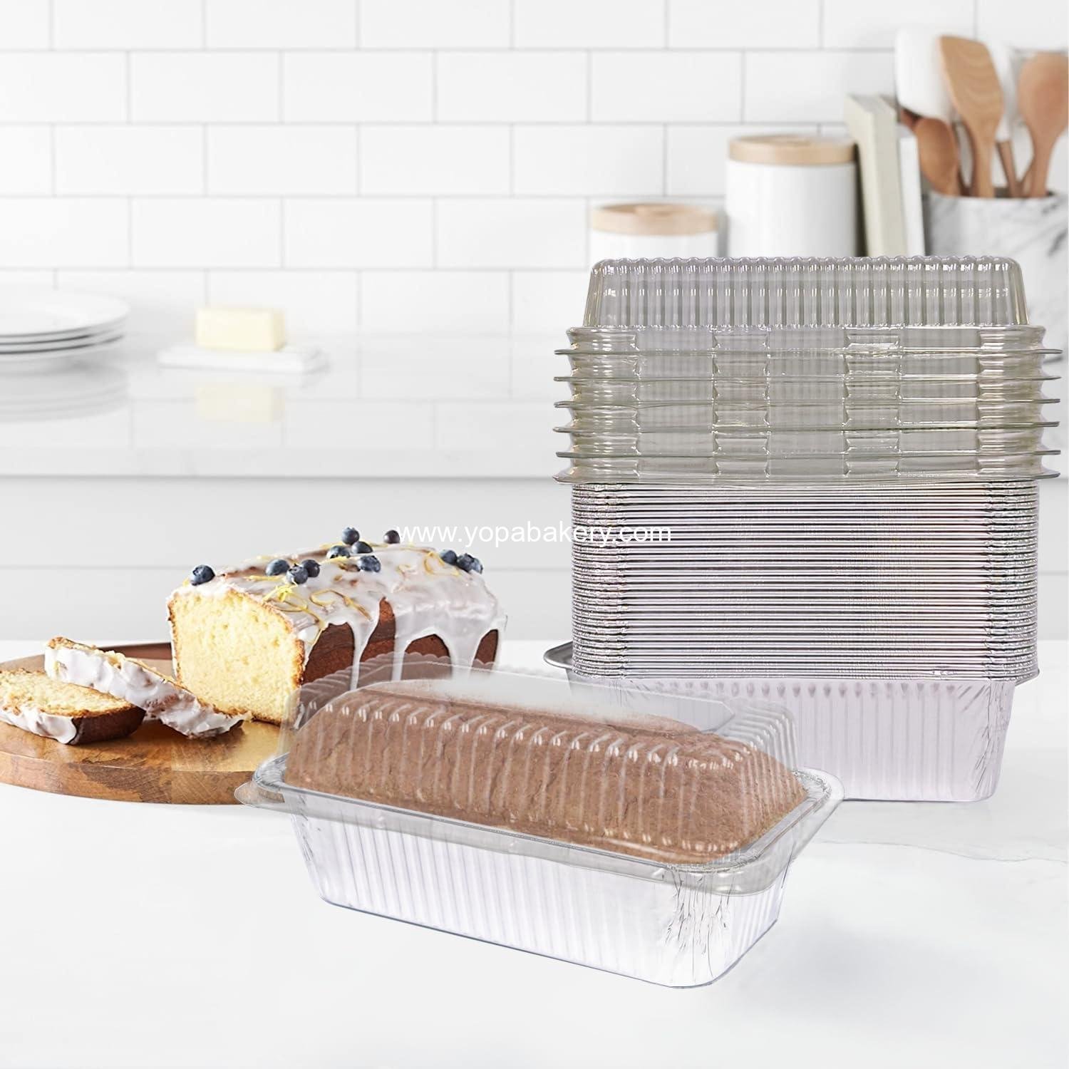 Wholesale Disposable Loaf Pans with Lids Bakeware Set, 30 Pack, 2lb, 8.5x4.5 Heavy Duty Aluminum Foil Bread Pans, Perfect for Bakery & Homemade Bread Factory