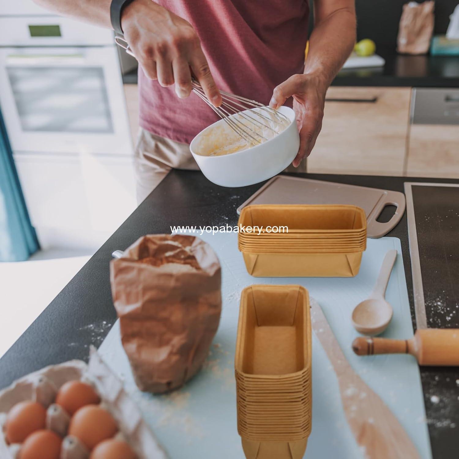 Wholesale 25 Pcs Disposable Bread Baking Pans - Easy Kraft Paper Tart Mold for Oven, Microwave & Freezer - Rectangle for Cake, Muffin, Pizza, and Pie - Factory Wholesale 25 Pcs Disposable Bread Baking Pans - Easy Kraft Paper Tart Mold for Oven, Microwave & Freezer - Rectangle for Cake, Muffin, Pizza, and Pie - Factory