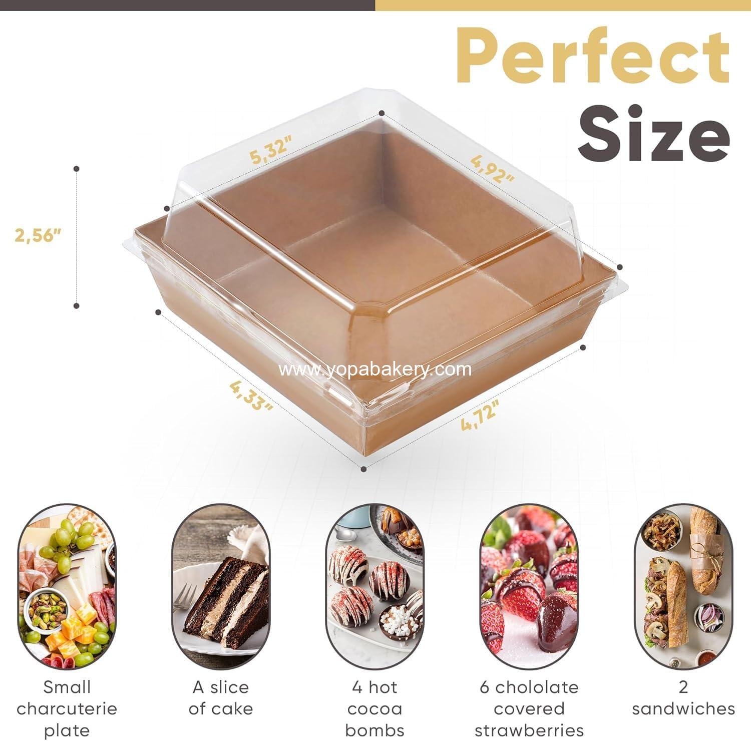 Wholesale Mini Charcuterie Boxes with Lids - 5