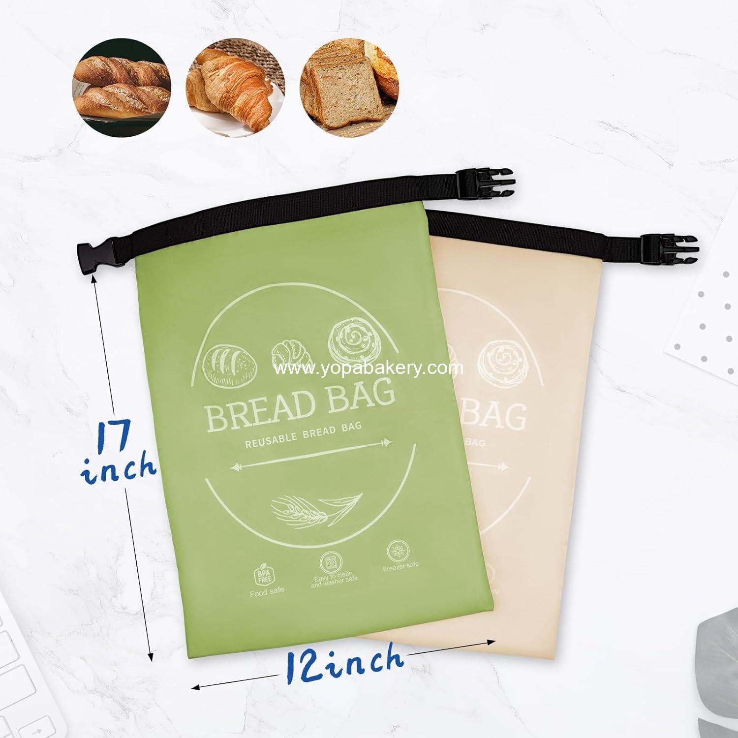 OEM Reusable Bread Bags with Beeswax Wrap - Zippered Large Food Storage Bags for Sourdough 2-Pack | Keep Bread Fresh, Freezer-Safe, Eco-Friendly Factory