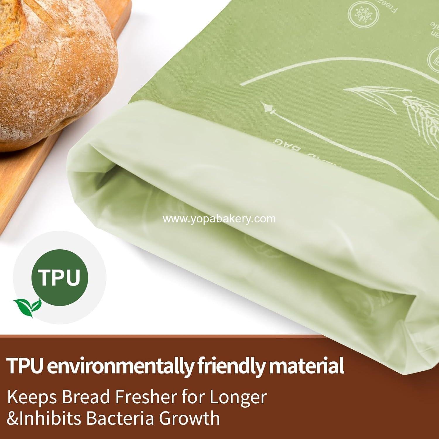 OEM Reusable Bread Bags with Beeswax Wrap - Zippered Large Food Storage Bags for Sourdough 2-Pack | Keep Bread Fresh, Freezer-Safe, Eco-Friendly Factory