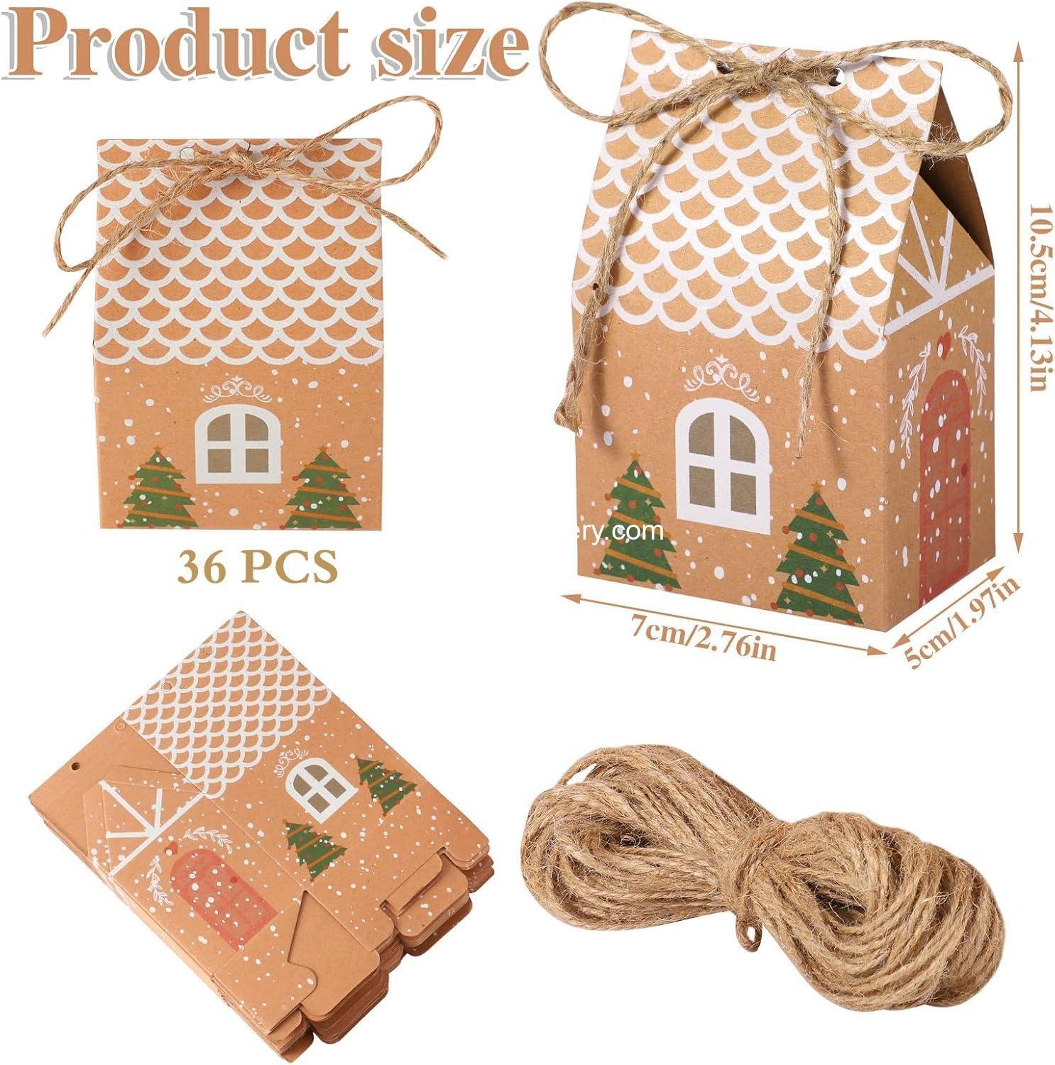 Wholesale 36 Mini Christmas Party Favor Boxes Gift Bags, Small Xmas Treats Party Favors, Stocking Stuffers Factory