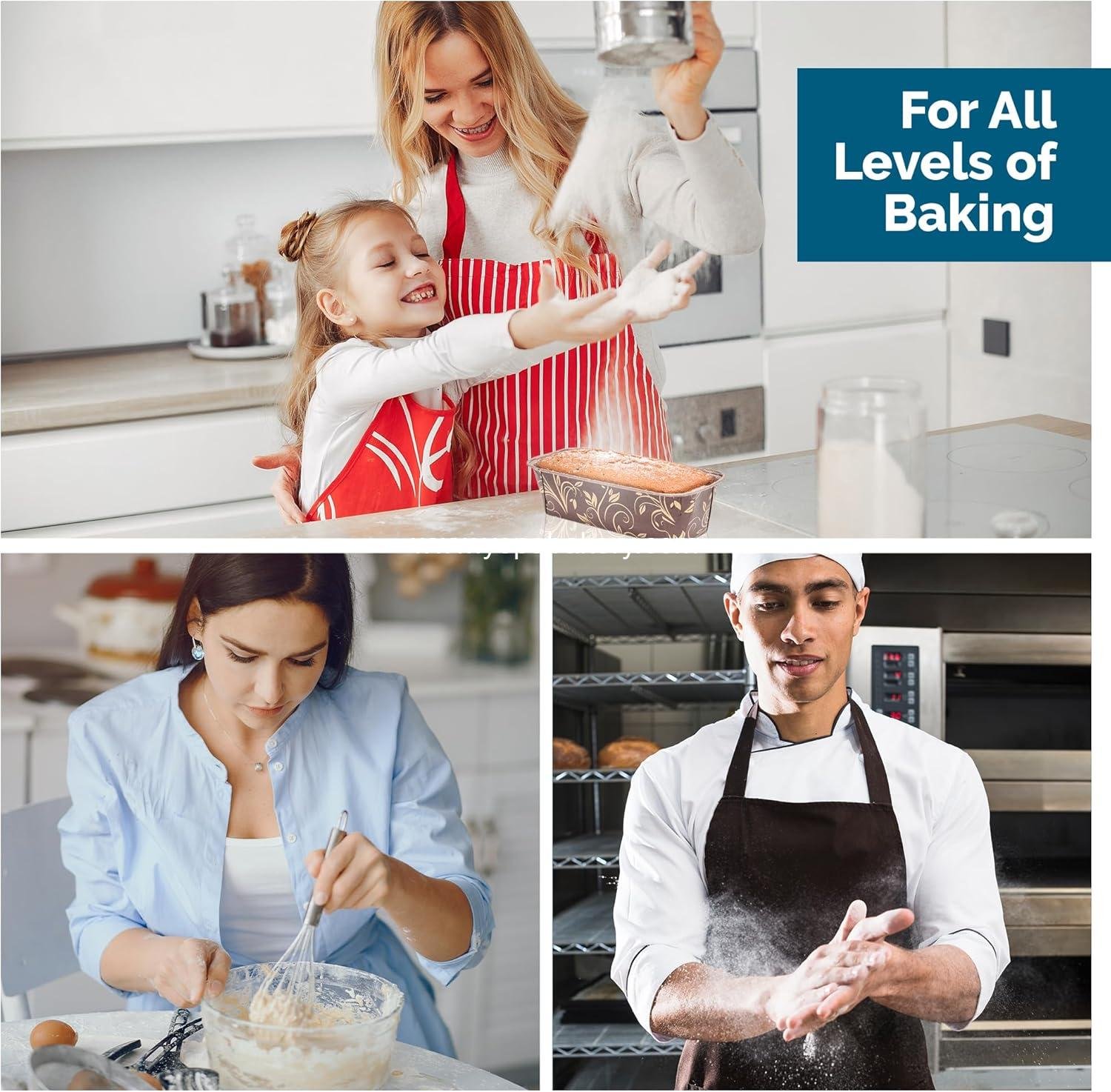 Wholesale Disposable Loaf Pan Paper Molds – 3.5 x 7.5 Inch Medium Mold Set for Cake, Bread, Tart & Holiday Baking – Pack of 25, Factory Wholesale Disposable Loaf Pan Paper Molds – 3.5 x 7.5 Inch Medium Mold Set for Cake, Bread, Tart & Holiday Baking – Pack of 25, Factory