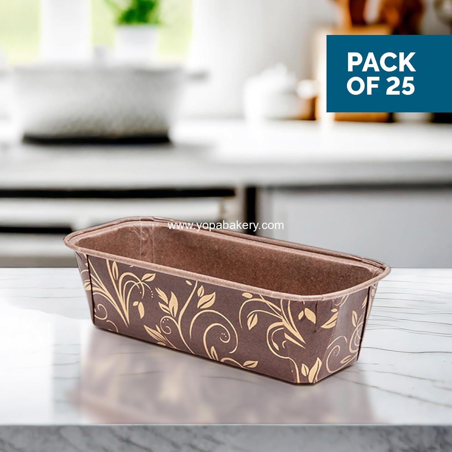Wholesale Disposable Loaf Pan Paper Molds – 3.5 x 7.5 Inch Medium Mold Set for Cake, Bread, Tart & Holiday Baking – Pack of 25, Factory Wholesale Disposable Loaf Pan Paper Molds – 3.5 x 7.5 Inch Medium Mold Set for Cake, Bread, Tart & Holiday Baking – Pack of 25, Factory