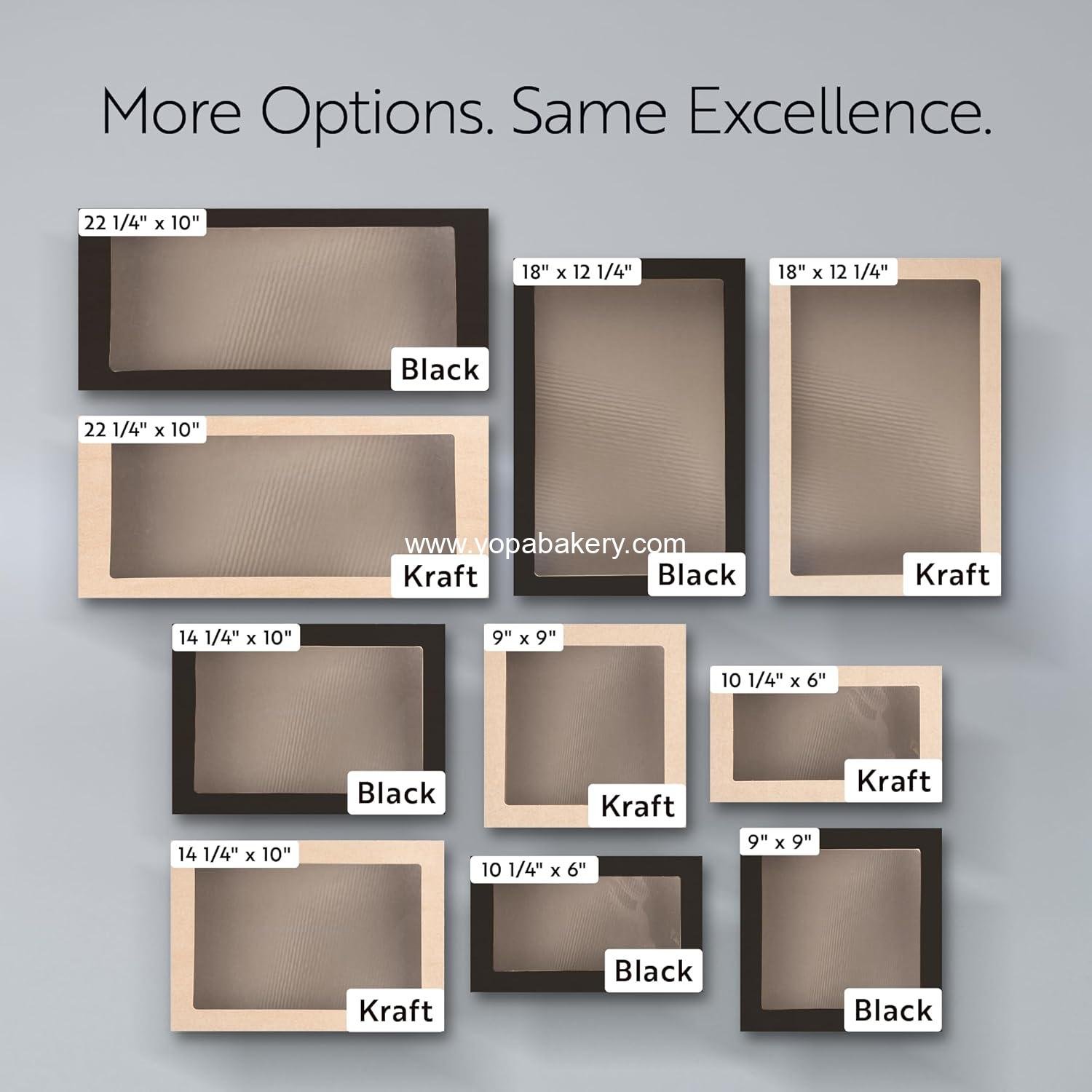 Wholesale 9x9x2.4 Inch Catering Boxes with Window Lids - Easy Assembly Kraft Paper Pastry Boxes for Baked Goods, Charcuterie, or Cupcakes - Factory