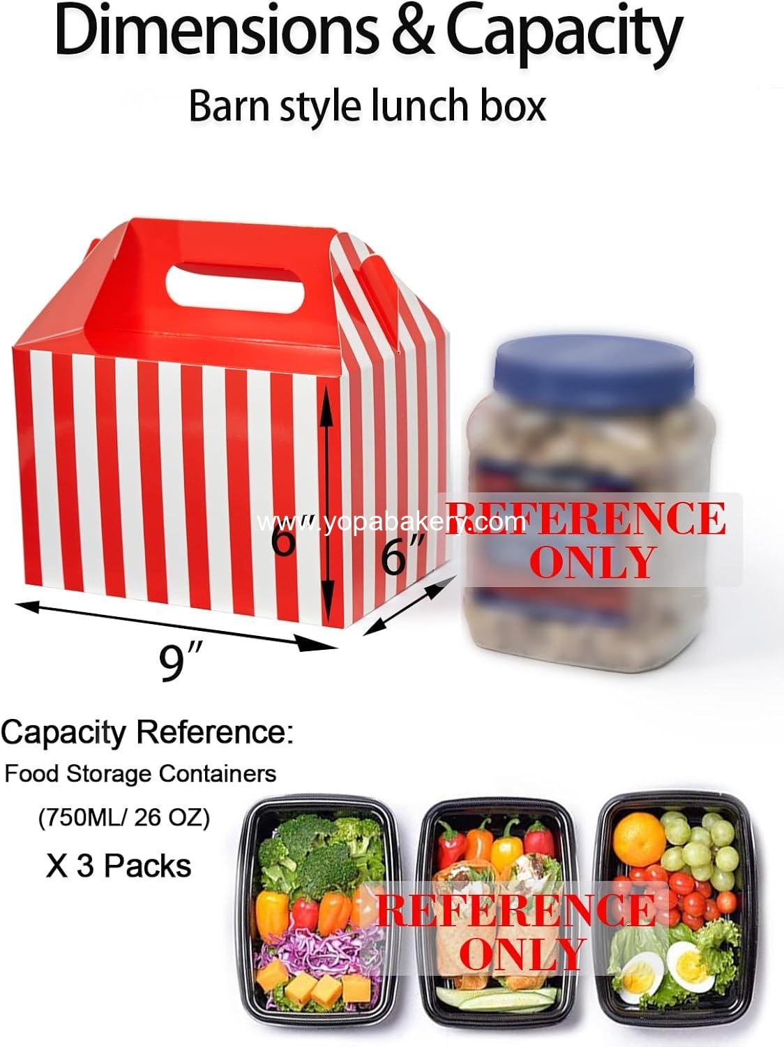 Wholesale 30 Pcs Large Treat Boxes with Handle Red and White Stripes 9x6x6 Gable Christmas Gift Boxes Party Favor Barn Style Carry Out Lunch Box Recyclable Paper Holiday Packaging Boxes Factory Wholesale 30 Pcs Large Treat Boxes with Handle Red and White Stripes 9x6x6 Gable Christmas Gift Boxes Party Favor Barn Style Carry Out Lunch Box Recyclable Paper Holiday Packaging Boxes Factory