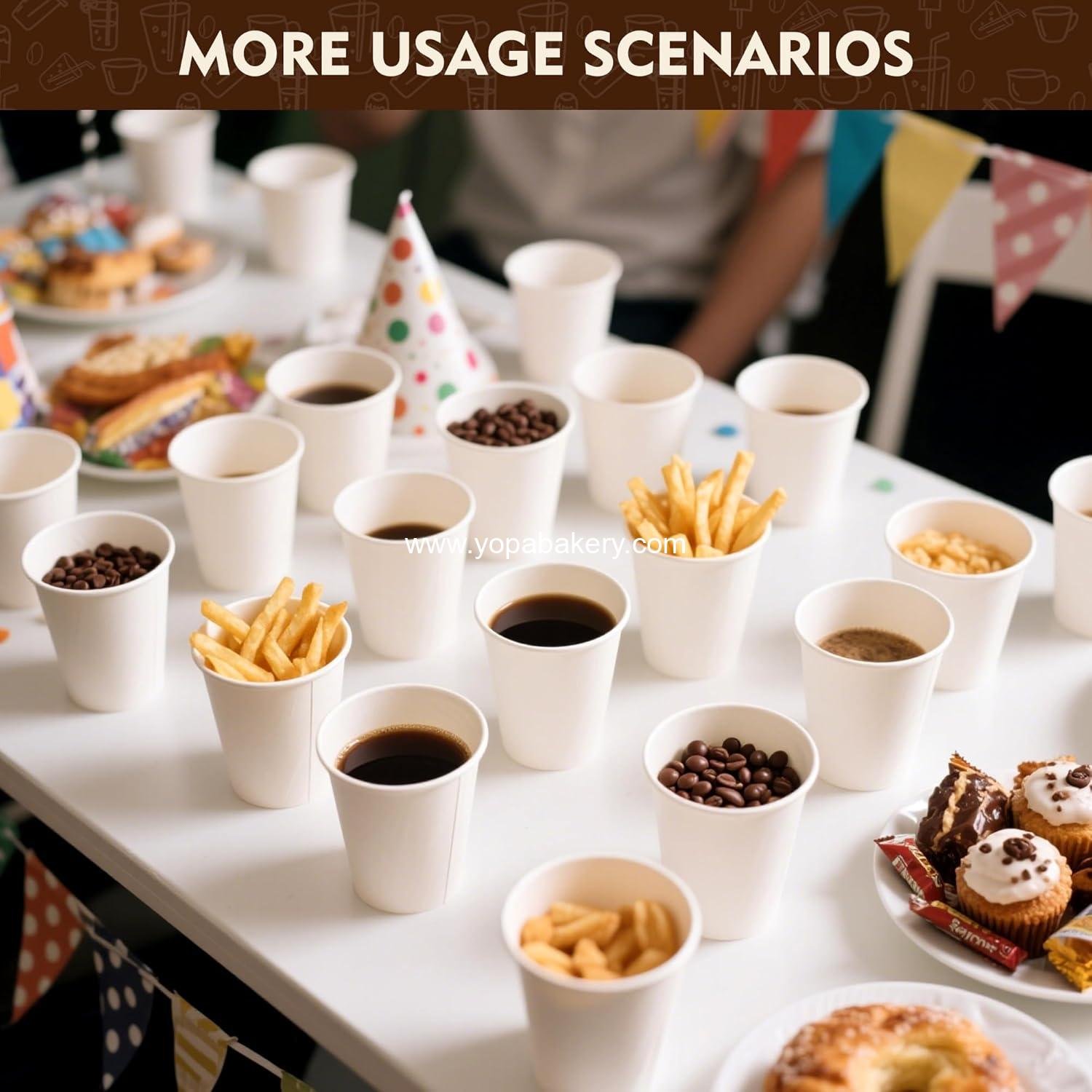 Wholesale 12 oz Disposable Paper Coffee Cups, 300 Pack Bulk White Hot to Go Cups for Hot Beverages, Ideal for Cafes, Bistros, Offices, and Families - Factory Wholesale 12 oz Disposable Paper Coffee Cups, 300 Pack Bulk White Hot to Go Cups for Hot Beverages, Ideal for Cafes, Bistros, Offices, and Families - Factory