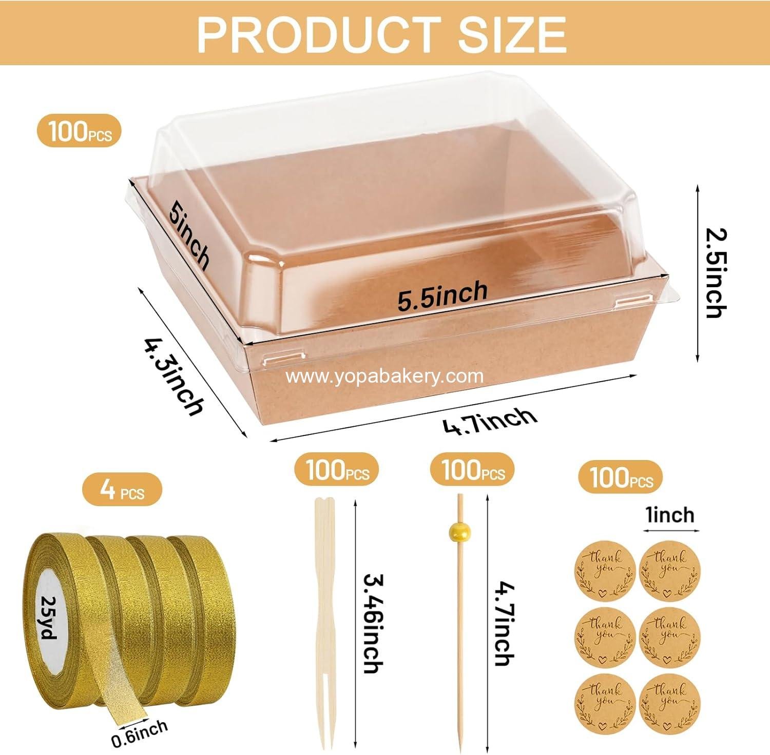 Wholesale 100 Pack Mini Charcuterie Boxes with Clear Lids, 5.5 Inch To Go Food Containers + 200 Cocktail Picks + 100 Labels, 504 Pcs Disposable Paper Dessert Boxes for Salads and Cakes, Factory Wholesale 100 Pack Mini Charcuterie Boxes with Clear Lids, 5.5 Inch To Go Food Containers + 200 Cocktail Picks + 100 Labels, 504 Pcs Disposable Paper Dessert Boxes for Salads and Cakes, Factory