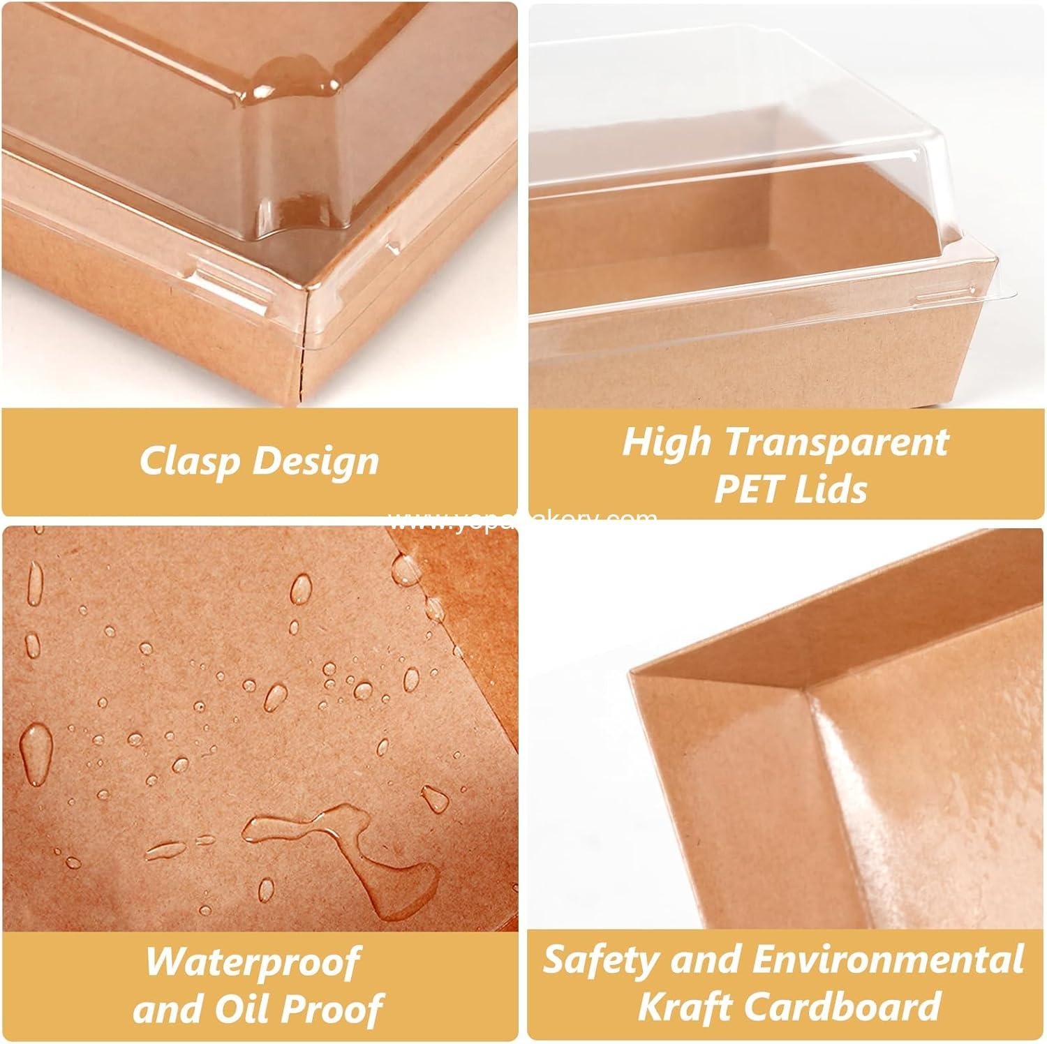 Wholesale 100 Pack Mini Charcuterie Boxes with Clear Lids, 5.5 Inch To Go Food Containers + 200 Cocktail Picks + 100 Labels, 504 Pcs Disposable Paper Dessert Boxes for Salads and Cakes, Factory Wholesale 100 Pack Mini Charcuterie Boxes with Clear Lids, 5.5 Inch To Go Food Containers + 200 Cocktail Picks + 100 Labels, 504 Pcs Disposable Paper Dessert Boxes for Salads and Cakes, Factory