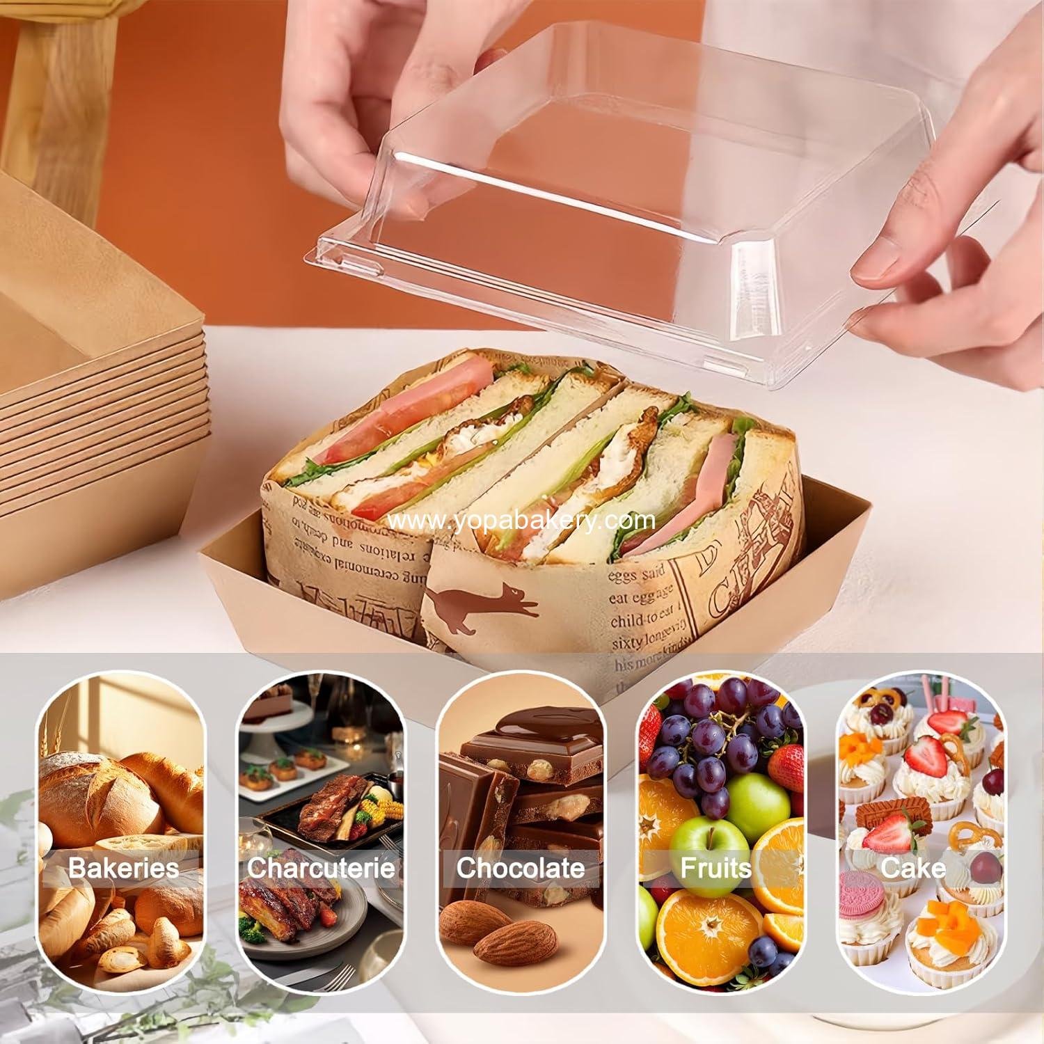 Wholesale 100 Pack Mini Charcuterie Boxes with Clear Lids, 5.5 Inch To Go Food Containers + 200 Cocktail Picks + 100 Labels, 504 Pcs Disposable Paper Dessert Boxes for Salads and Cakes, Factory Wholesale 100 Pack Mini Charcuterie Boxes with Clear Lids, 5.5 Inch To Go Food Containers + 200 Cocktail Picks + 100 Labels, 504 Pcs Disposable Paper Dessert Boxes for Salads and Cakes, Factory
