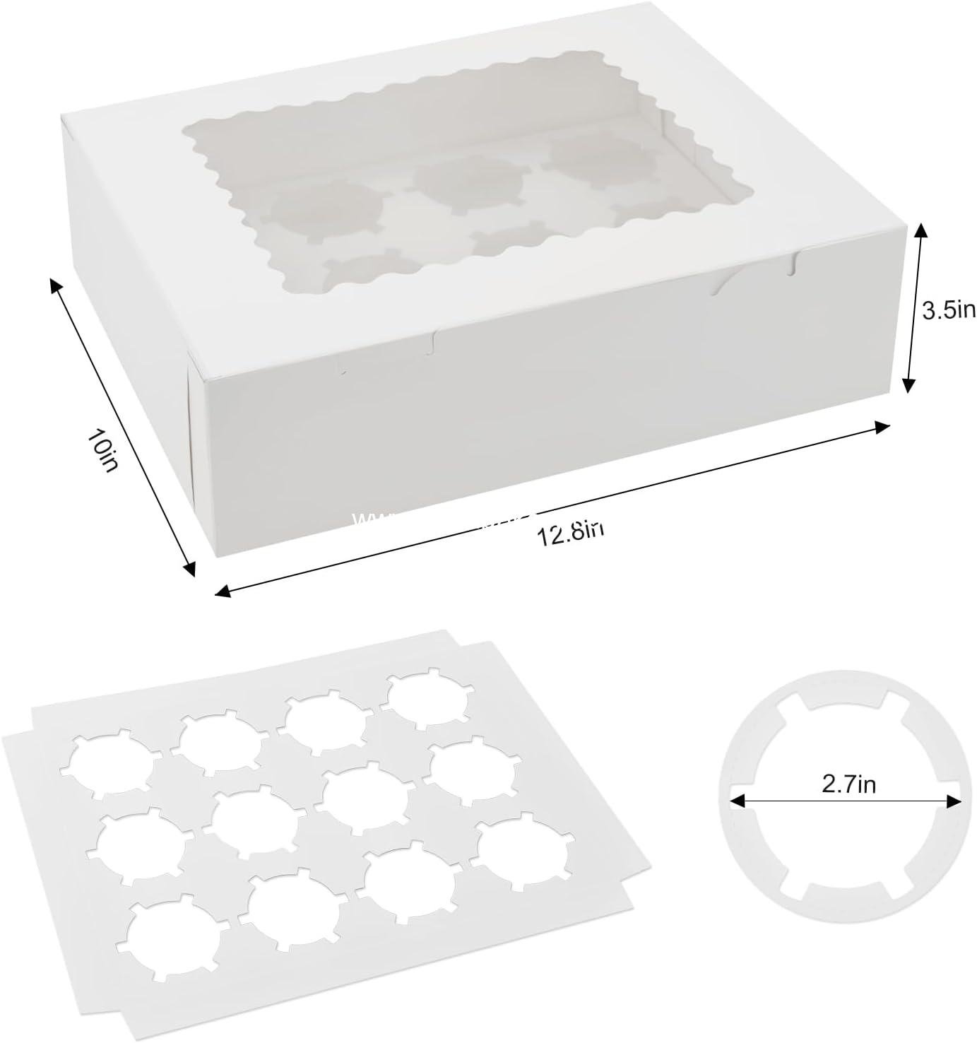 Wholesale Cupcake Boxes (6 Count) - Ideal for Parties and Events, Factory Wholesale Cupcake Boxes (6 Count) - Ideal for Parties and Events, Factory