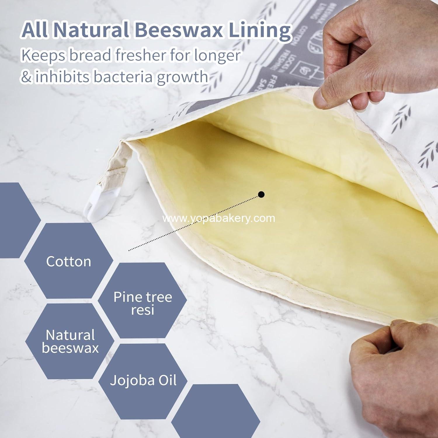 Wholesale XL Reusable Beeswax Bread Bags for Sourdough and Homemade Bread, Cotton Waxed Storage Bags Keep Fresh Longer, Freezer Safe Baking Supplies - Factory Wholesale XL Reusable Beeswax Bread Bags for Sourdough and Homemade Bread, Cotton Waxed Storage Bags Keep Fresh Longer, Freezer Safe Baking Supplies - Factory