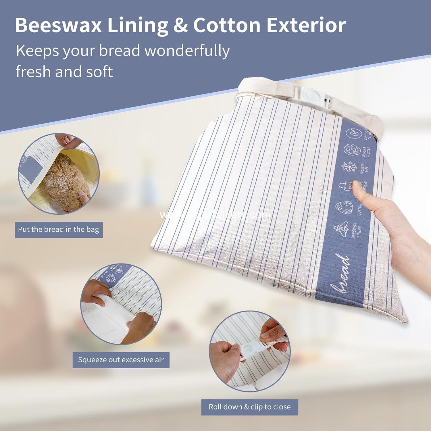 Wholesale XL Reusable Beeswax Bread Bags for Sourdough and Homemade Bread, Cotton Waxed Storage Bags Keep Fresh Longer, Freezer Safe Baking Supplies - Factory Wholesale XL Reusable Beeswax Bread Bags for Sourdough and Homemade Bread, Cotton Waxed Storage Bags Keep Fresh Longer, Freezer Safe Baking Supplies - Factory