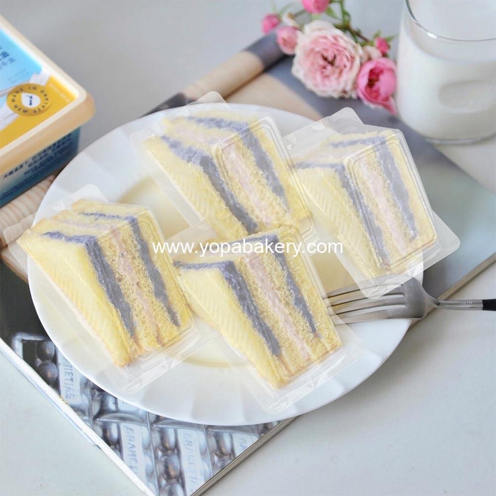 Wholesale 200pc Disposable Triangle Sandwich Containers Clear Clamshell Food Packing Box Plastic with Lids for Sandwiches Cakes and Snacks Factory Wholesale 200pc Disposable Triangle Sandwich Containers Clear Clamshell Food Packing Box Plastic with Lids for Sandwiches Cakes and Snacks Factory