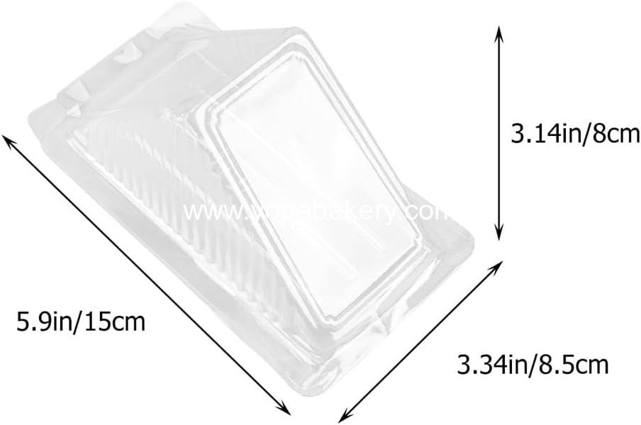 Wholesale 200pc Disposable Triangle Sandwich Containers Clear Clamshell Food Packing Box Plastic with Lids for Sandwiches Cakes and Snacks Factory Wholesale 200pc Disposable Triangle Sandwich Containers Clear Clamshell Food Packing Box Plastic with Lids for Sandwiches Cakes and Snacks Factory