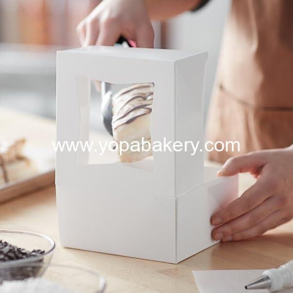 Wholesale Auto-Popup Bakery Box with Window for Pie 6