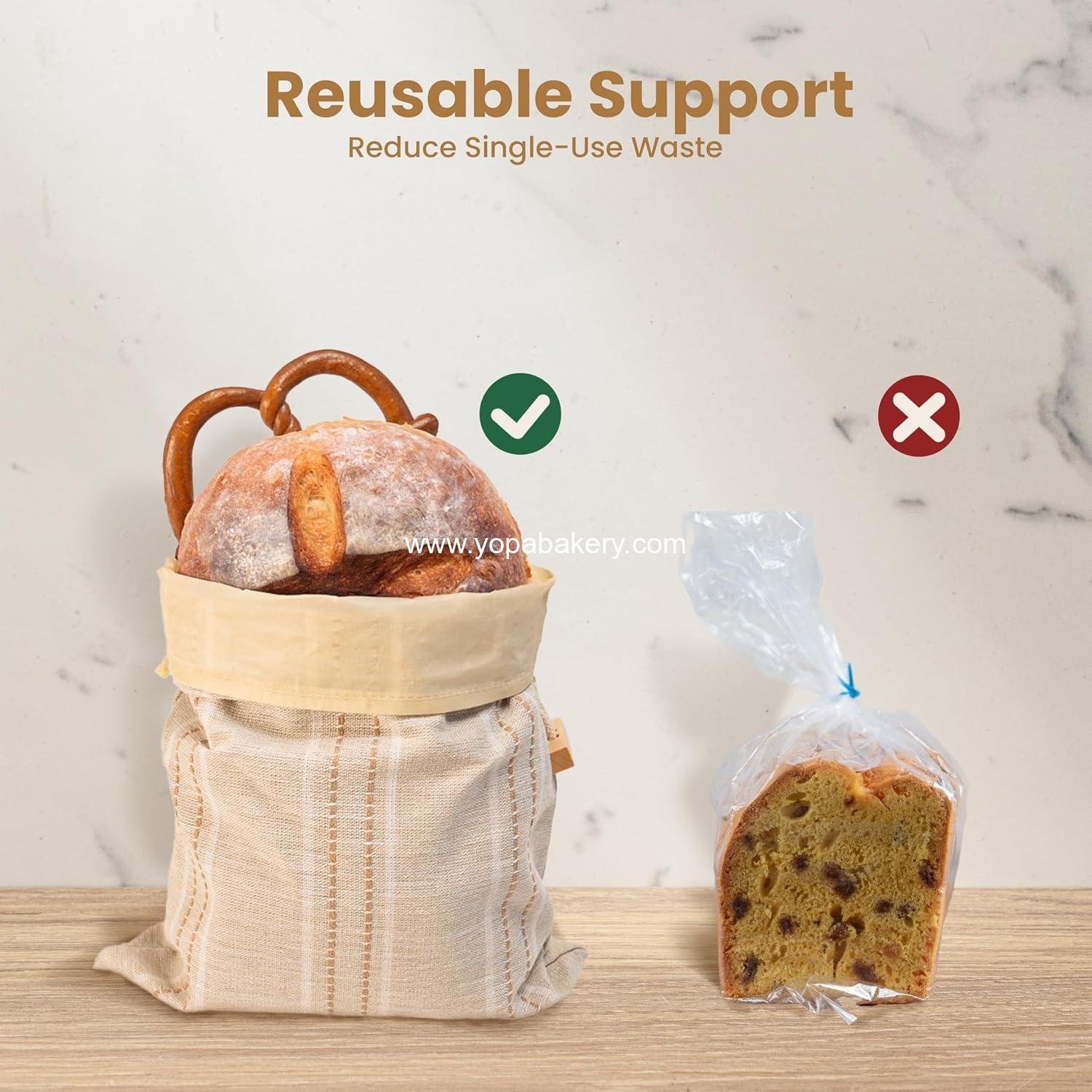 Wholesale Beeswax Bread Bags for Sourdough (2 Pack) with Removable Beeswax Lining, Cleaning Sponge, and Beginner Guide – Food Storage Container for Sourdough Factory Wholesale Beeswax Bread Bags for Sourdough (2 Pack) with Removable Beeswax Lining, Cleaning Sponge, and Beginner Guide – Food Storage Container for Sourdough Factory