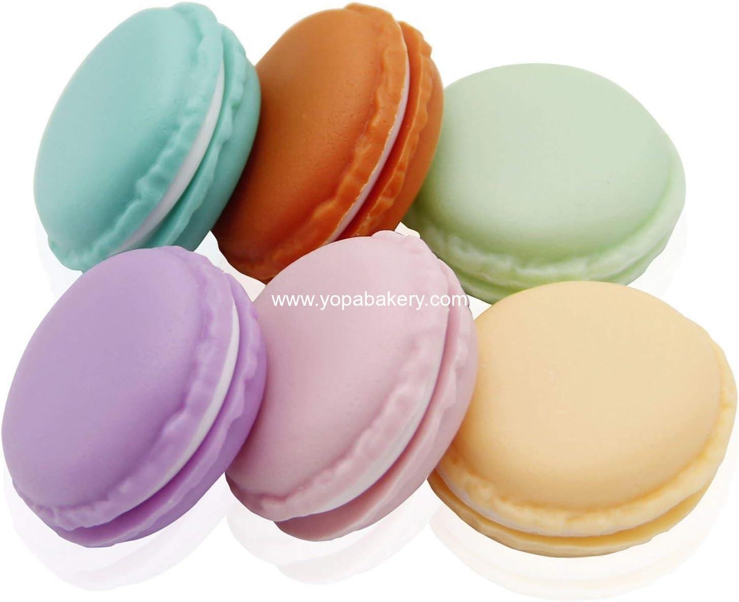 Wholesale 6PCS Giant Macaron Case Jewelry Box Cute Pill Organizer Colorful Storage Container Factory