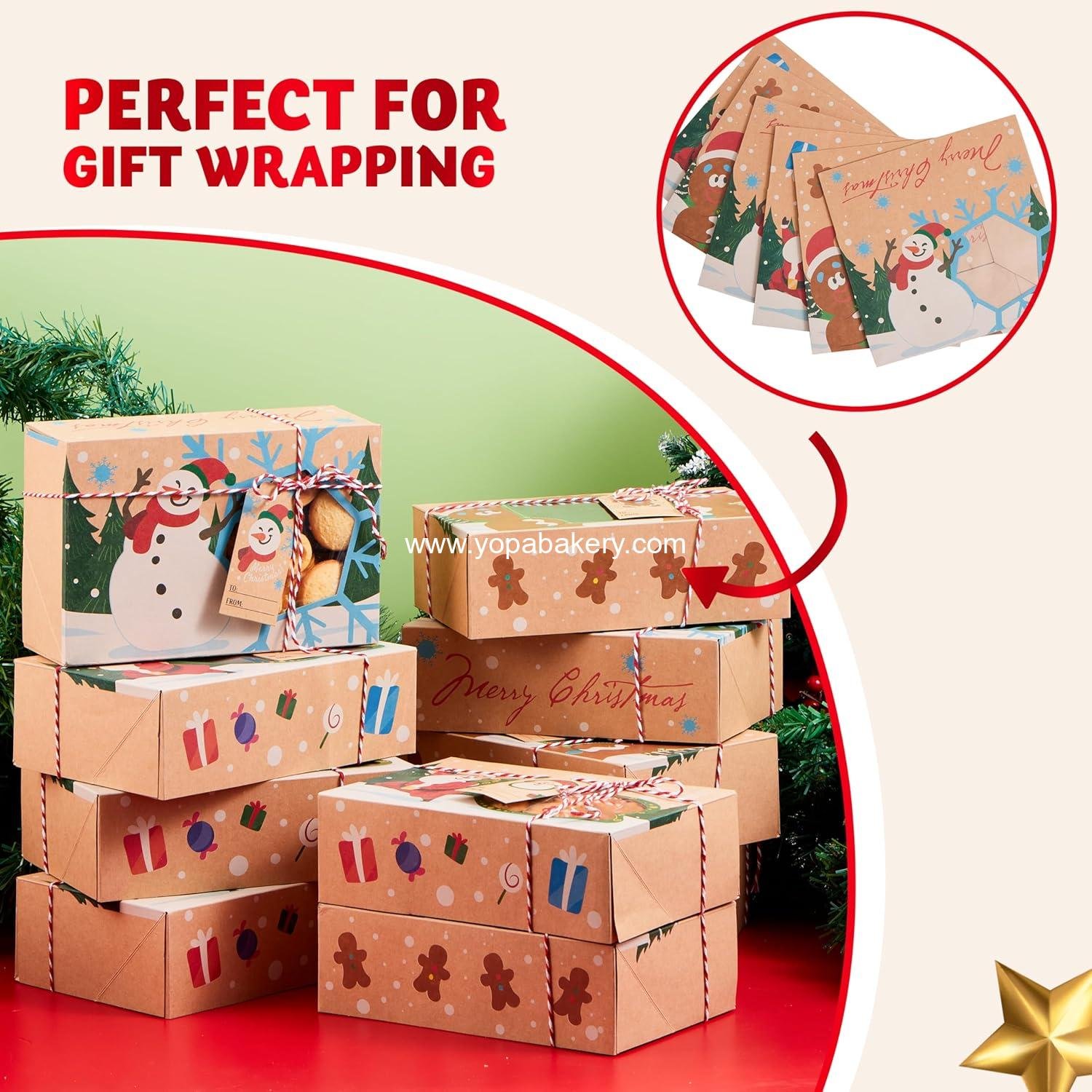 Wholesale 12 PCS Christmas Cookie Gift Baking Box 8.75 Wholesale 12 PCS Christmas Cookie Gift Baking Box 8.75