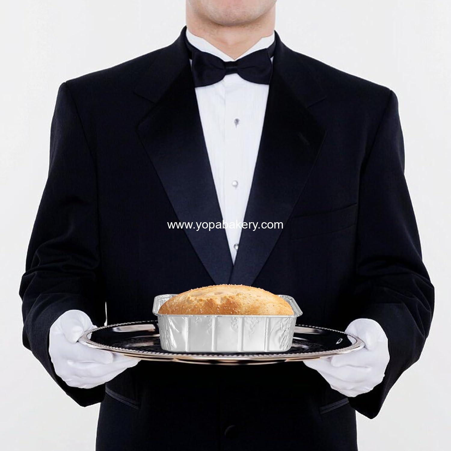 Wholesale 2 Lb Aluminum Loaf Pans - 10 Pack, 8.5