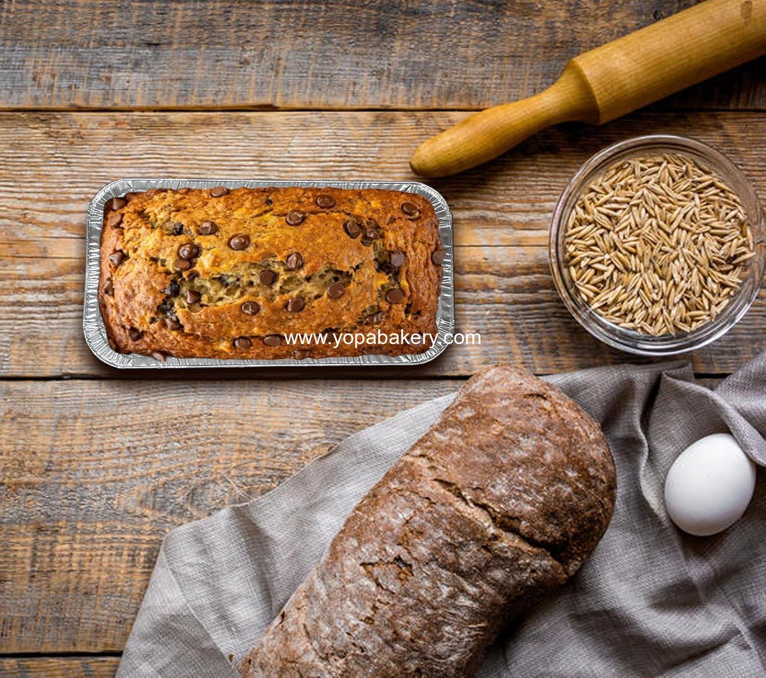 Wholesale 2 Lb Aluminum Loaf Pans - 10 Pack, 8.5