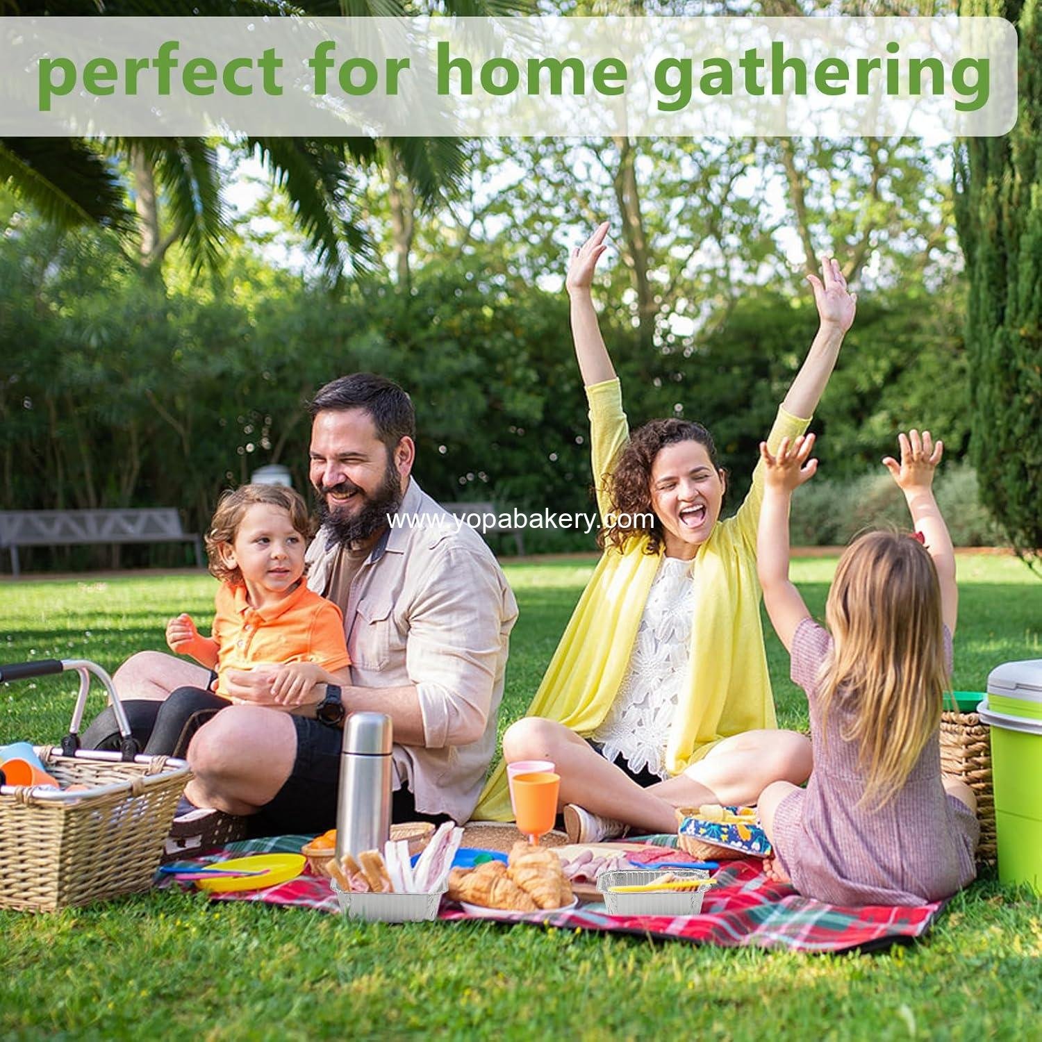 Wholesale 1lb Aluminum Mini Loaf Pans - Silver Disposable Foil Baking Tins for Parties, Picnics, Gifts - 6