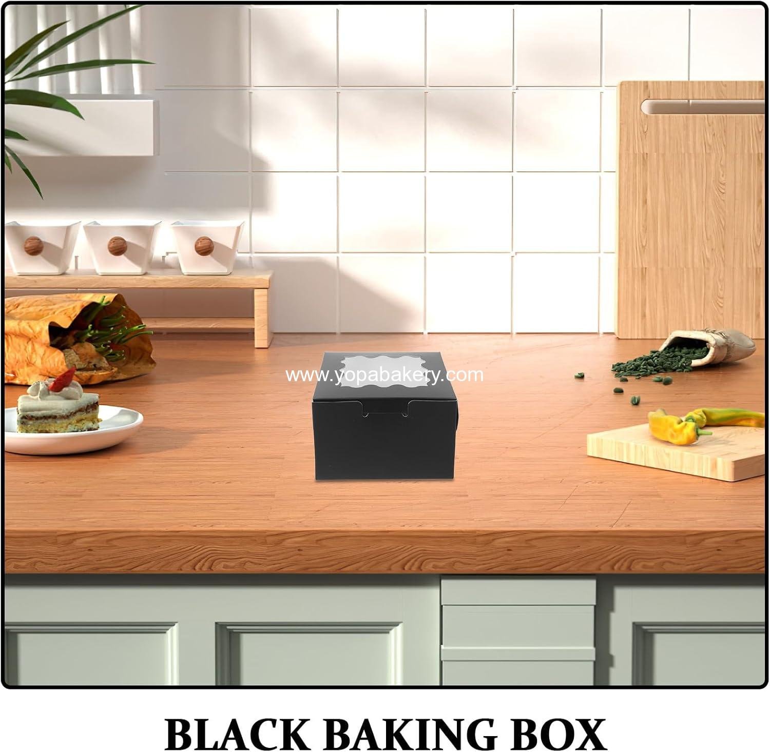 Wholesale 30pcs Cookie Boxes with Window - Ideal Packaging for Cookies, Cupcakes, Donuts & Pastries - Perfect for Christmas and New Year Treats, 4x4x2.7 - Factory