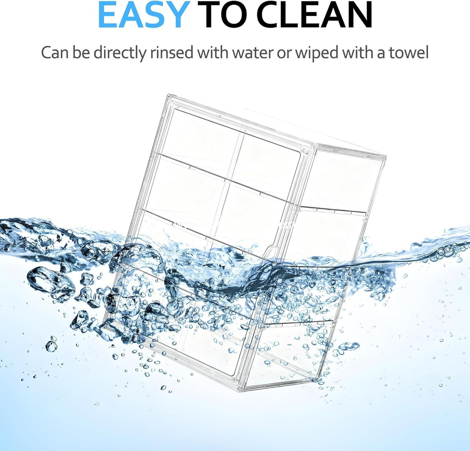 Wholesale Acrylic 3-Tier Pastry Display Case with Removable Shelves and Front Door, Clear Bakery Display Box for Coffee Shop, Buffet - Factory