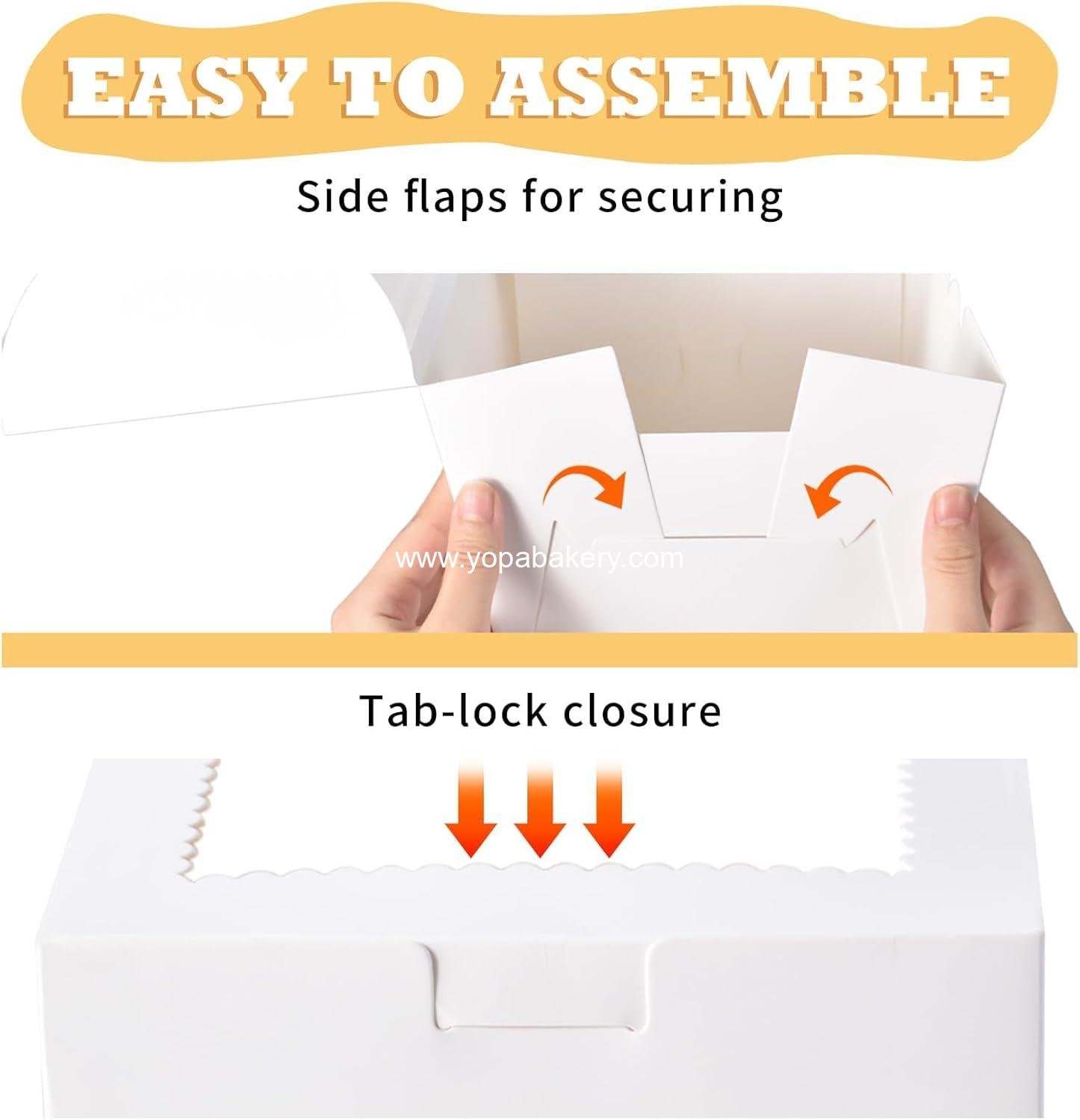 Wholesale 40pcs 8x8x5 Inches Cake Boxes with Cake Boards (20 Boxes & 20 Boards), White 8 Inch Cake Containers with Window, Square Cardboard Pastry Boxes for Christmas Thanksgiving Factory