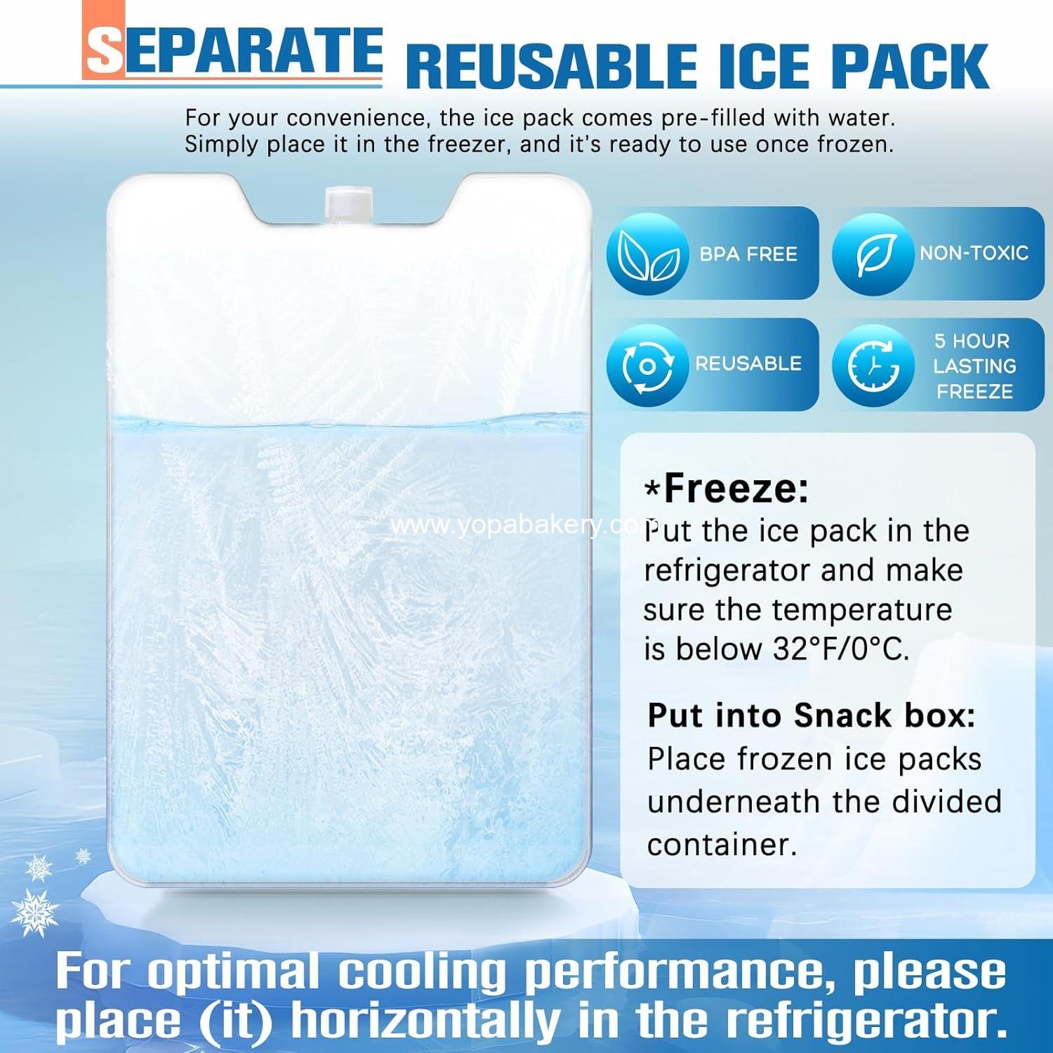 Wholesale Chilled Portable Snackle Box Container Insulated Bag for Food Warmth 12 Compartment Divided Serving Tray with Reusable Ice Pack - Ideal Gift for Charcuterie, Snacks, Road Trips, and Picnics - Factory