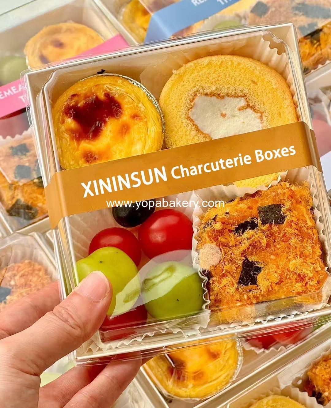 Wholesale Disposable Mini Charcuterie Boxes with Clear Lids, 4-Inch To Go Food Containers for Desserts, Sandwiches, Cookies, and Cake Slices, 50 Pack (White) - Factory Wholesale Disposable Mini Charcuterie Boxes with Clear Lids, 4-Inch To Go Food Containers for Desserts, Sandwiches, Cookies, and Cake Slices, 50 Pack (White) - Factory