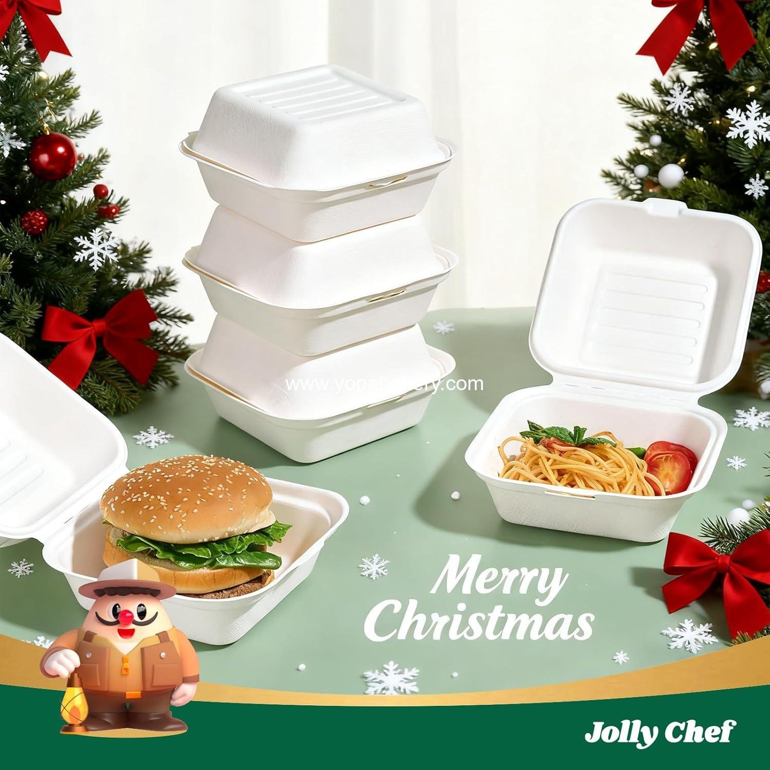 Wholesale Clamshell Take Out Food Containers 6
