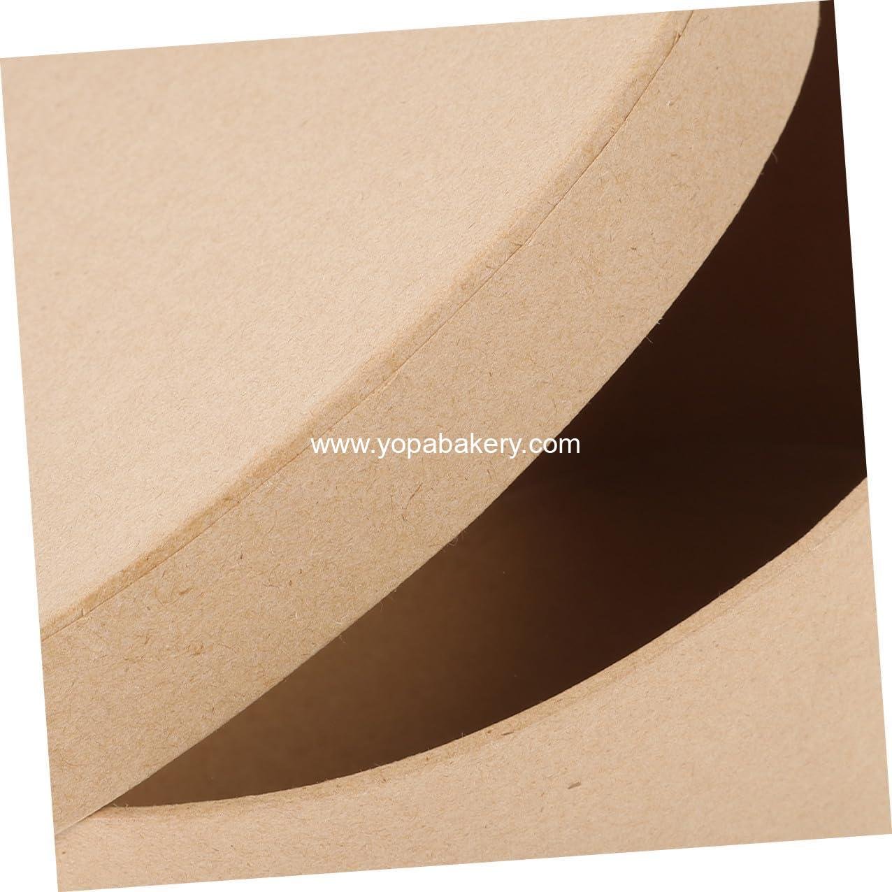 OEM Kraft Paper Oval Box with Lid - Cardboard Cookie Container for Macarons, Chocolates, and Treats - Lightweight and Portable Packaging for Unique Presentation - Wholesale Factory