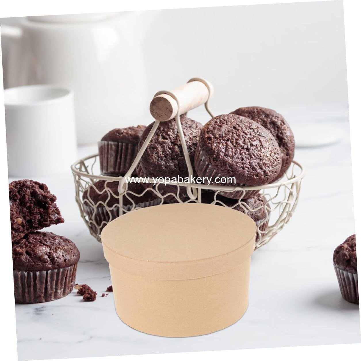 OEM Kraft Paper Oval Box with Lid - Cardboard Cookie Container for Macarons, Chocolates, and Treats - Lightweight and Portable Packaging for Unique Presentation - Wholesale Factory