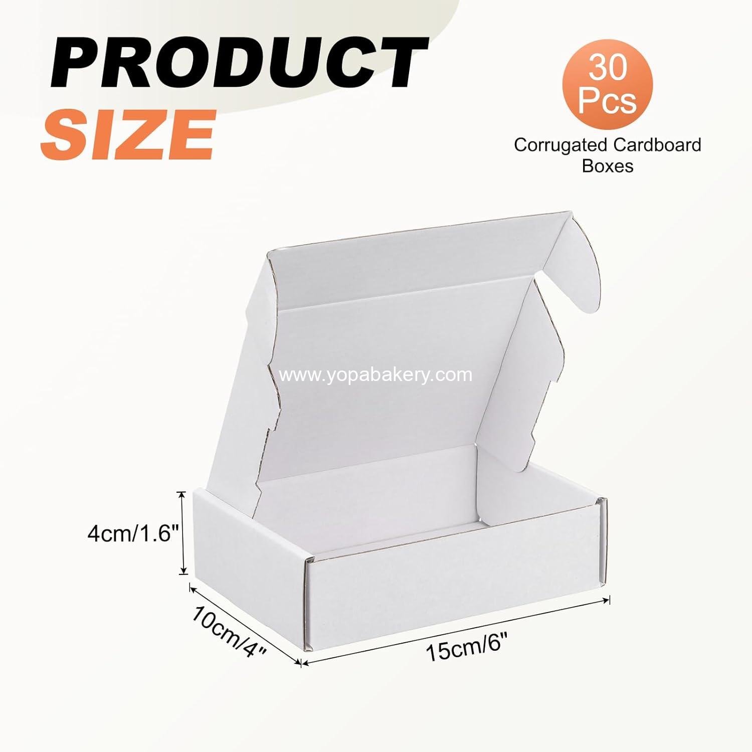 Wholesale 6x4x1.6 Inch 30 Pack White Corrugated Cardboard Shipping Boxes Cute Carton Mailers for Mailing Packaging Small Business Gift Storage Factory Wholesale 6x4x1.6 Inch 30 Pack White Corrugated Cardboard Shipping Boxes Cute Carton Mailers for Mailing Packaging Small Business Gift Storage Factory