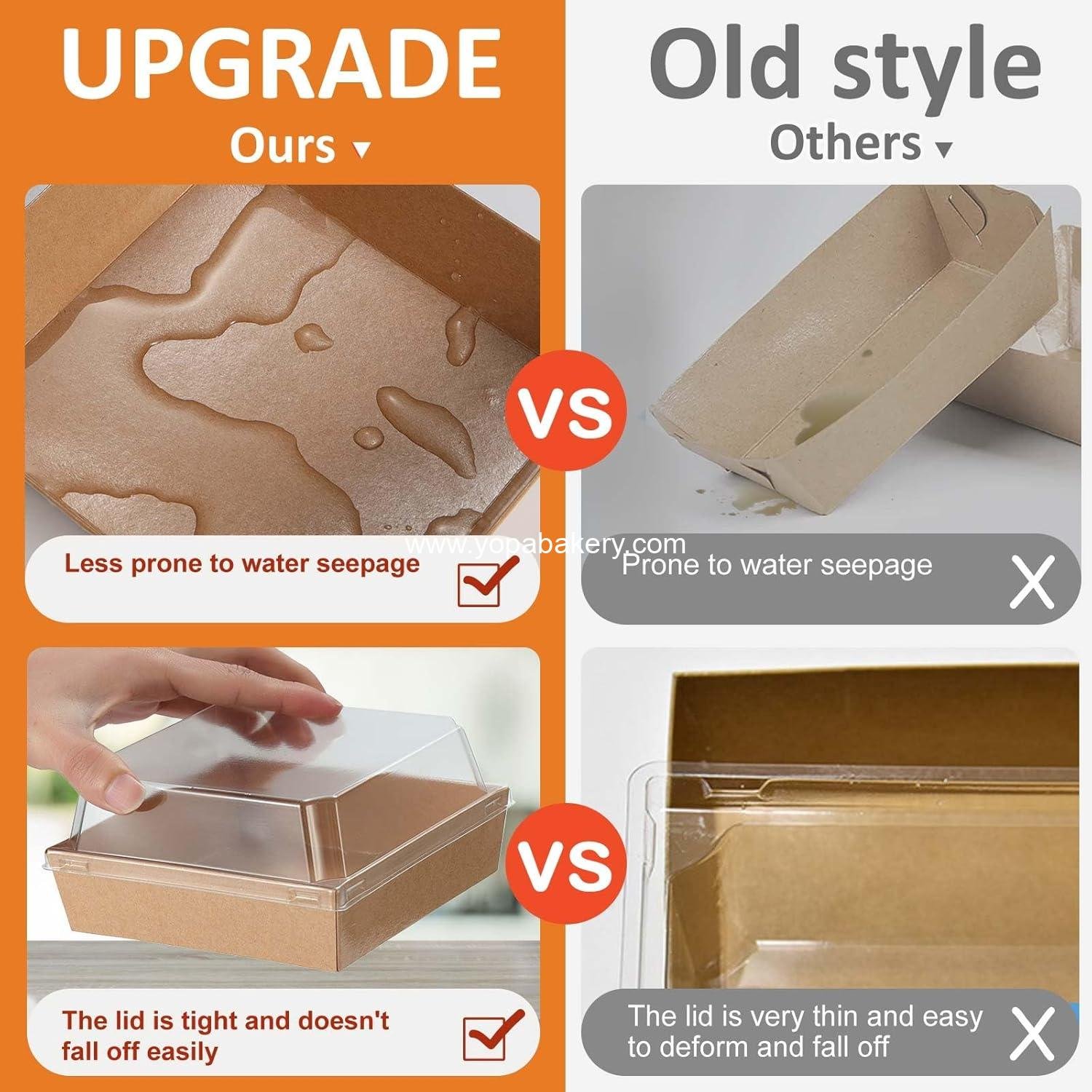 Wholesale Charcuterie Boxes 4.5x4.5 Inch Mini Disposable Bakery Food Containers 100 Pack Brown Dessert To Go for Weddings Parties Strawberries Donuts Cookies manufacturer Wholesale Charcuterie Boxes 4.5x4.5 Inch Mini Disposable Bakery Food Containers 100 Pack Brown Dessert To Go for Weddings Parties Strawberries Donuts Cookies manufacturer