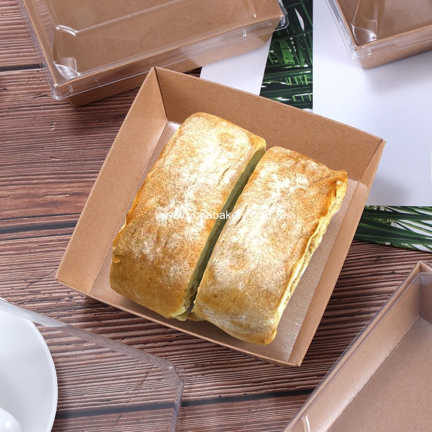 Wholesale Charcuterie Boxes 4.5x4.5 Inch Mini Disposable Bakery Food Containers 100 Pack Brown Dessert To Go for Weddings Parties Strawberries Donuts Cookies manufacturer Wholesale Charcuterie Boxes 4.5x4.5 Inch Mini Disposable Bakery Food Containers 100 Pack Brown Dessert To Go for Weddings Parties Strawberries Donuts Cookies manufacturer