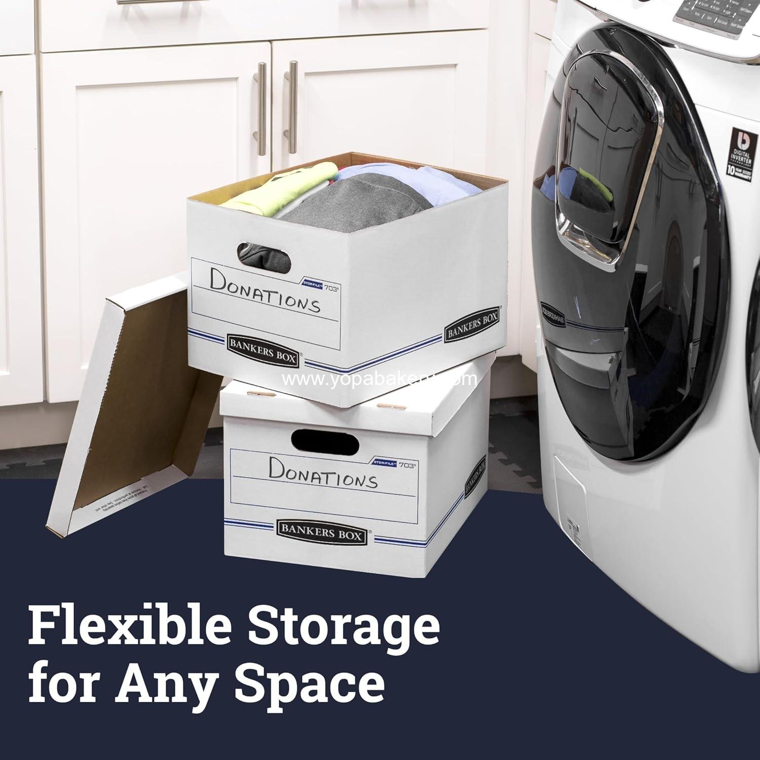 Wholesale Basic Duty File Storage Boxes with Lids Letter Legal 12 Pack manufacturer