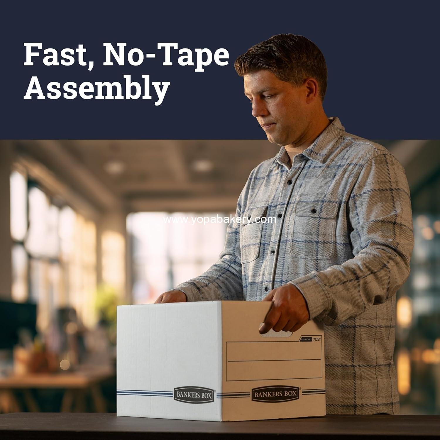 Wholesale Basic Duty File Storage Boxes with Lids Letter Legal 12 Pack manufacturer