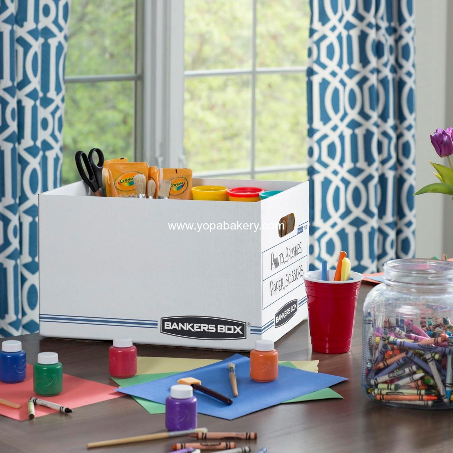 Wholesale 12 Pack Standard Duty File Storage Boxes Letter Legal Removable Lid Assembly Factory