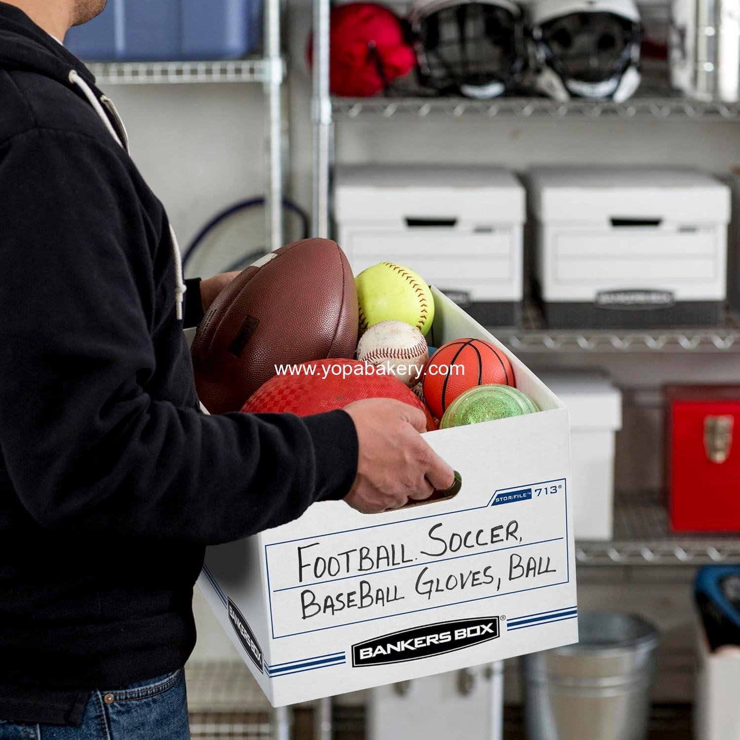 Wholesale 12 Pack Standard Duty File Storage Boxes Letter Legal Removable Lid Assembly Factory