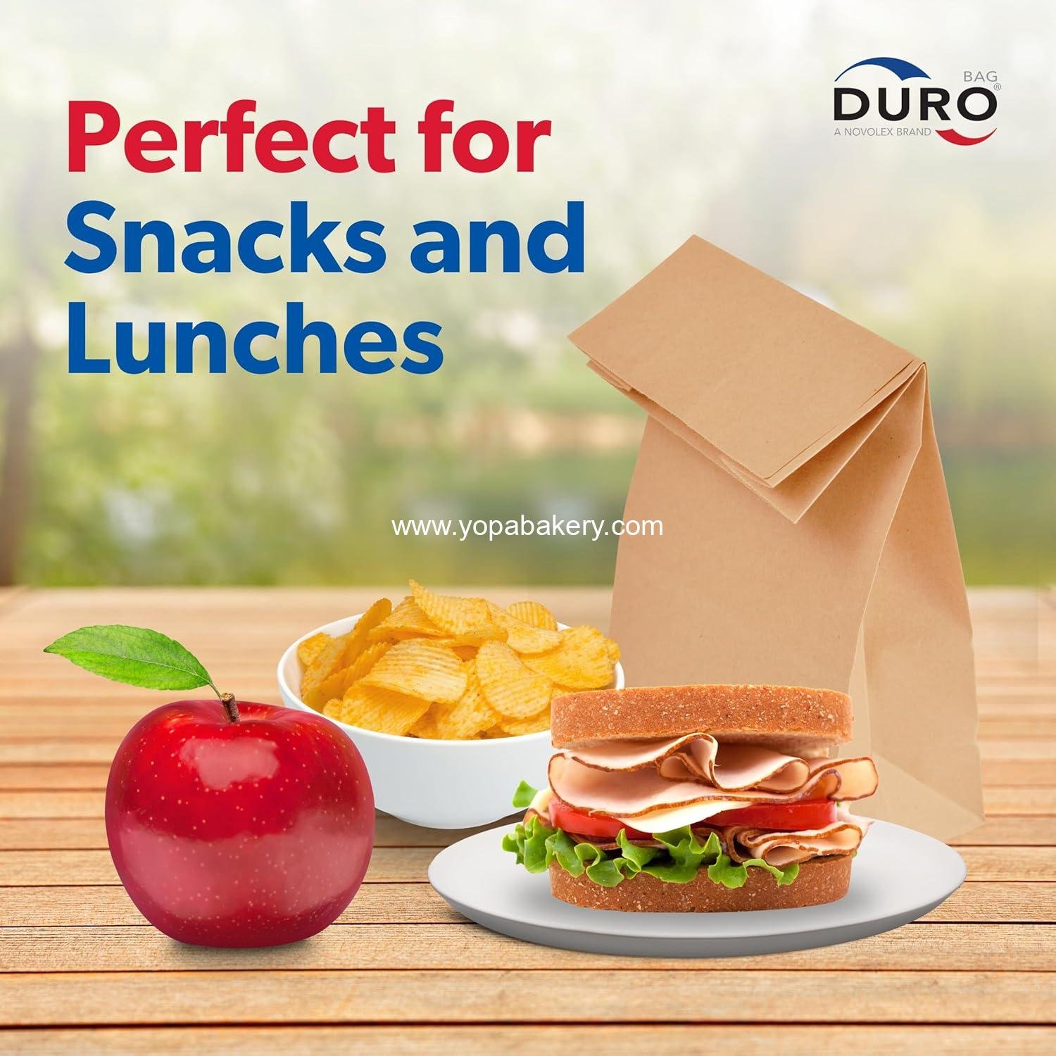 Wholesale 500 Count 4# Brown Paper Lunch Bags 5x3.12x9.75 Inches Recycled Kraft Disposable SOS for Sandwiches Candy Treats Popcorn Snacks Bread Cookies Factory Wholesale 500 Count 4# Brown Paper Lunch Bags 5x3.12x9.75 Inches Recycled Kraft Disposable SOS for Sandwiches Candy Treats Popcorn Snacks Bread Cookies Factory