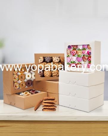 Wholesale 50 Pack White Individual Cupcake Boxes with Window Insert Cardboard Holders for Muffins Cocoa Bombs To-Go Packaging Birthdays Showers Party Favors Factory