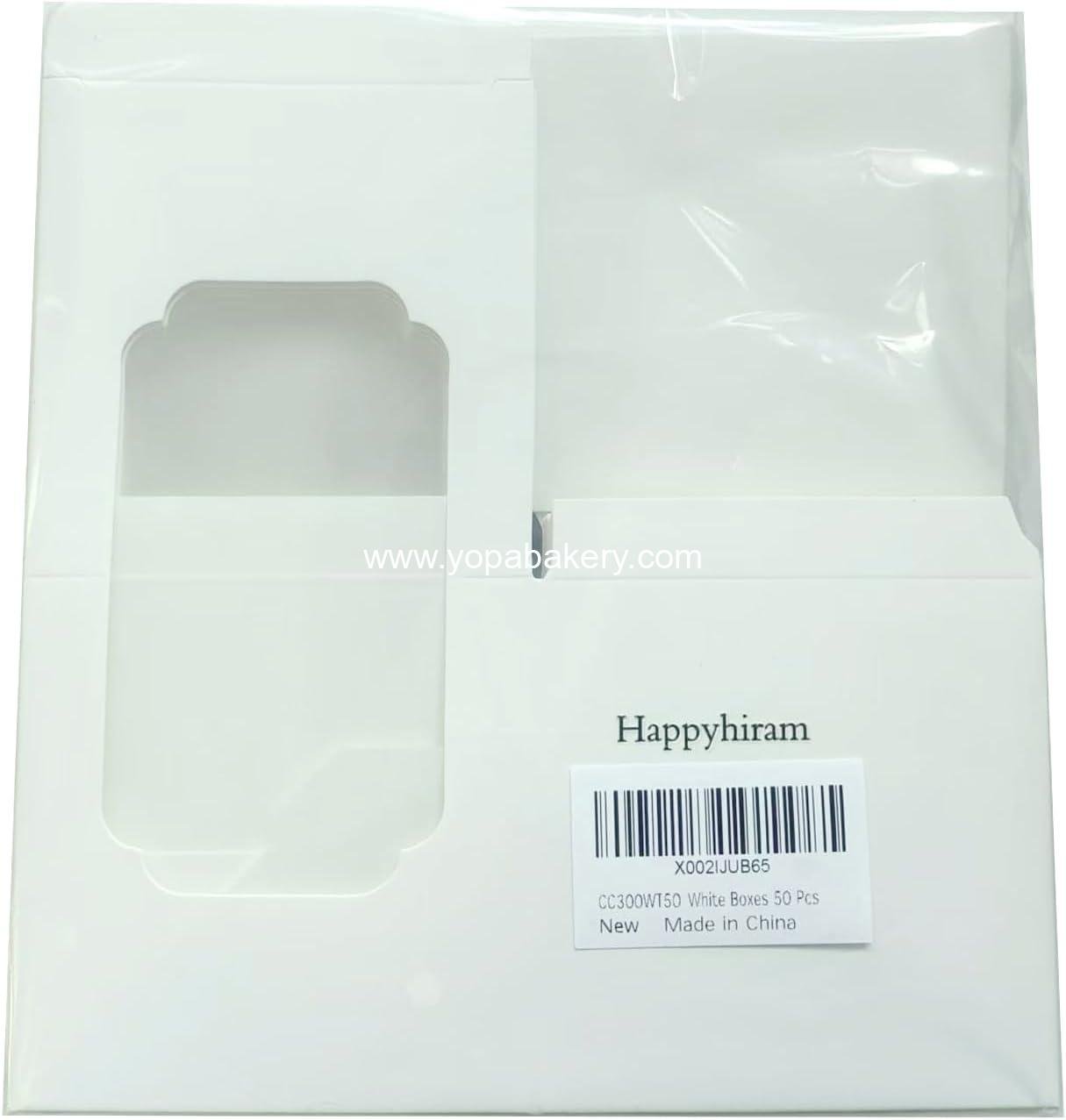 Wholesale 50 Pack White Individual Cupcake Boxes with Window Insert Cardboard Holders for Muffins Cocoa Bombs To-Go Packaging Birthdays Showers Party Favors Factory