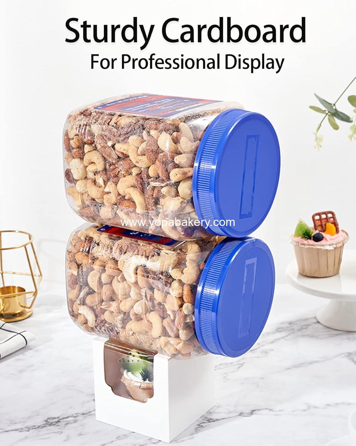 Wholesale 50 Pack White Individual Cupcake Boxes with Window Insert Cardboard Holders for Muffins Cocoa Bombs To-Go Packaging Birthdays Showers Party Favors Factory