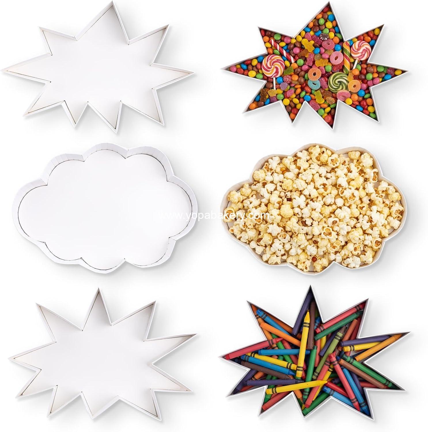 OEM 3 Pack 10 Inch Charcuterie Boards Candy Tray Food Container Display Fillable Wedding Bridal Shower Party Decorations Factory