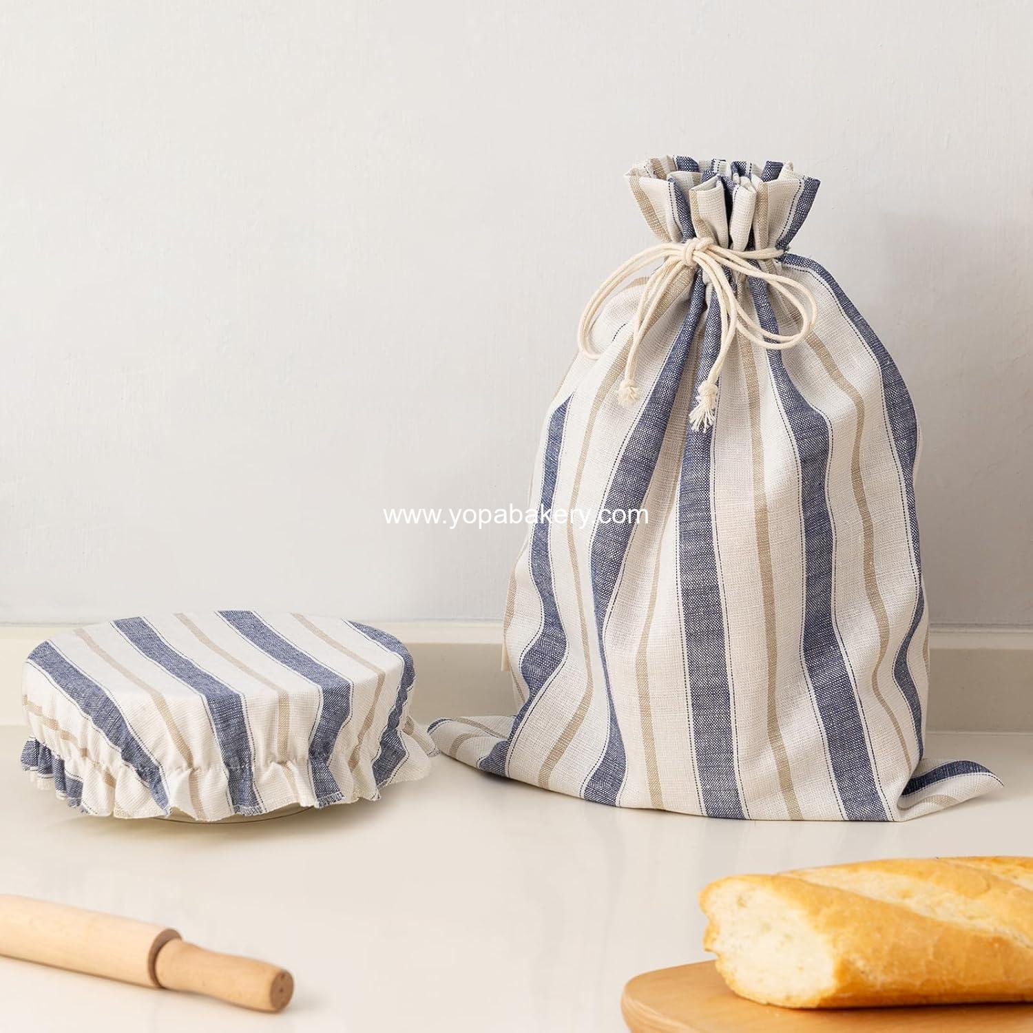 OEM Linen Bread Bag for Homemade Sourdough with Proofing Cover, Reusable Plastic Lined Storage Bag - Ideal for Sourdough Baking - Wholesale Factory