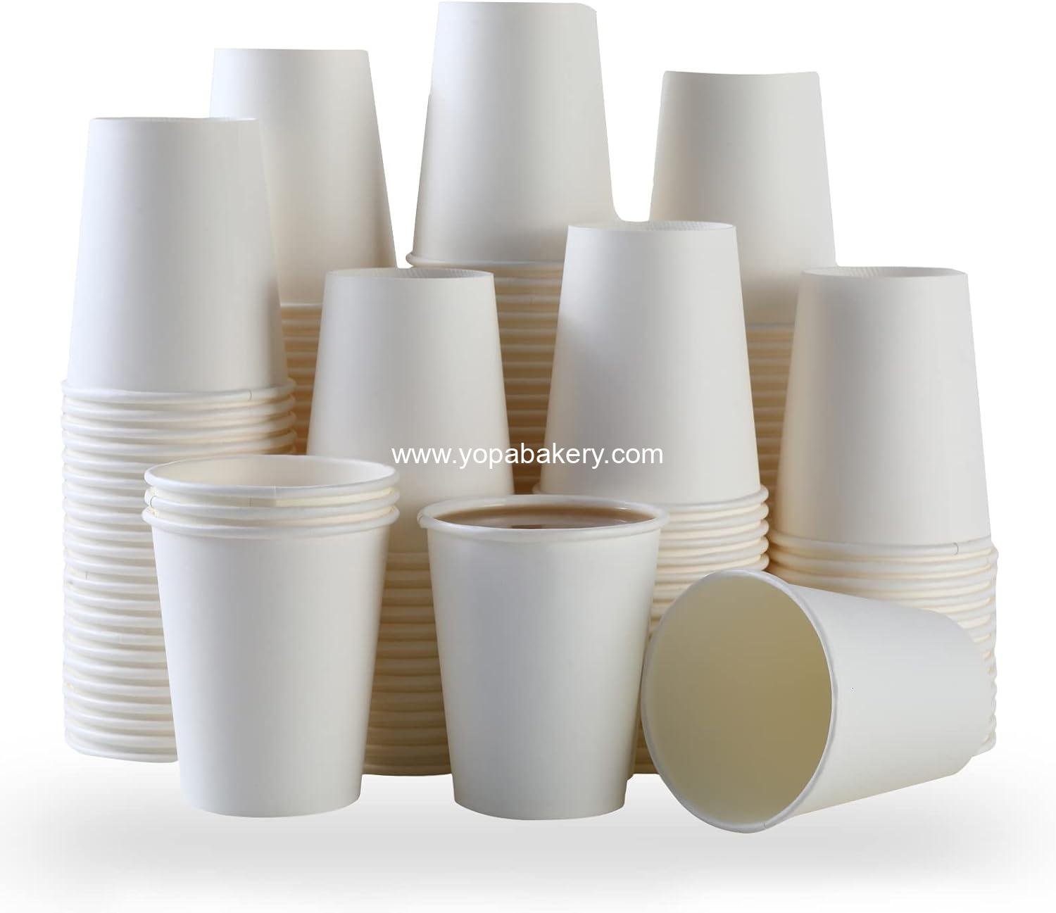 Wholesale 100 Pack Disposable Hot Coffee Cups - 8 Oz Paper Cups for Bulk Use, Factory