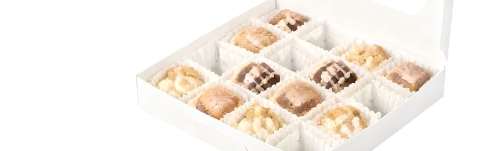 Wholesale 20pcs Empty White Sweet Boxes for Chocolate, Truffles, Indian Sweets, Diwali, and Candy Packaging with Clear Window, 16 Compartments, Dividers, Quick Assemble Factory