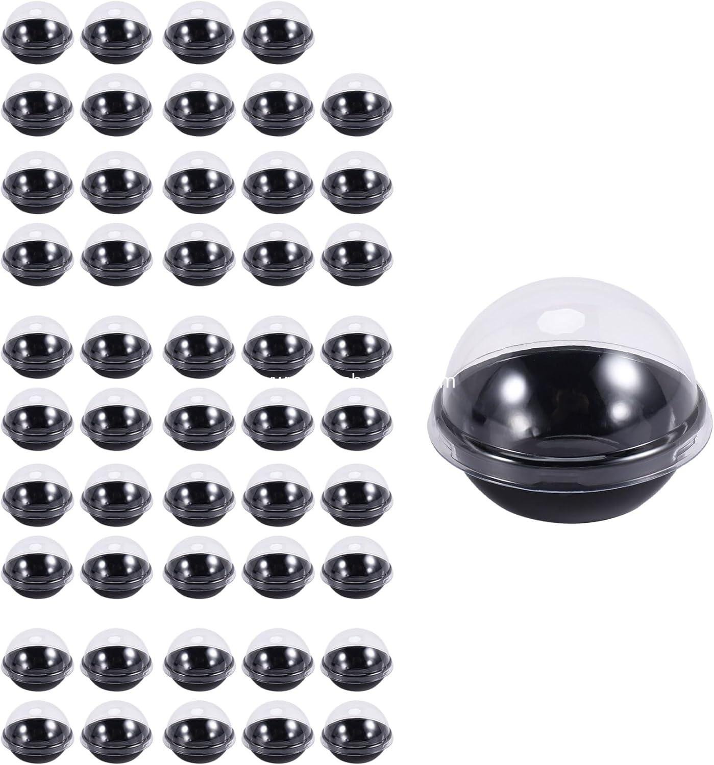 Wholesale 50 Pack Clear Plastic Mini Cupcake Containers Dome Lid Individual Boxes for Muffins Macarons Factory